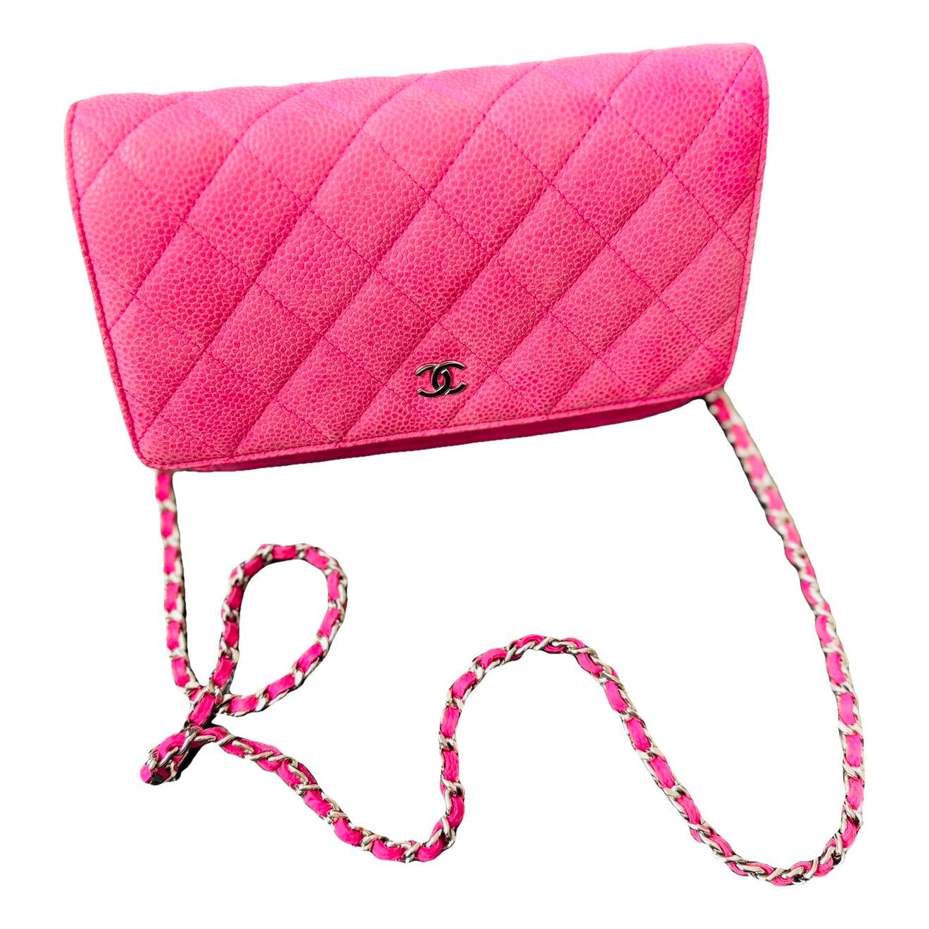Trendy CC Wallet on Chain leather crossbody bag