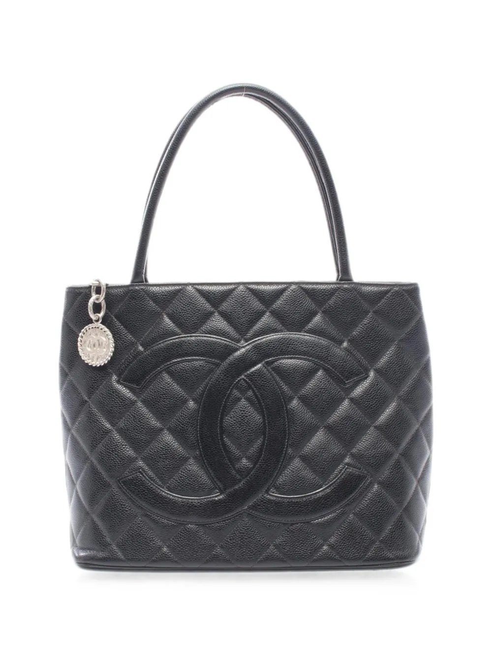 1997-1999 diamond-quilted Caviar tote bag