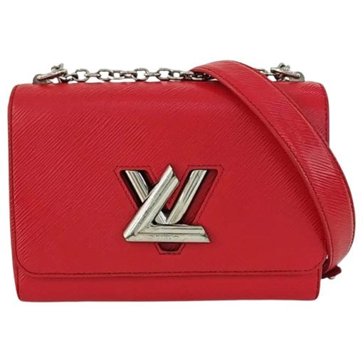 Twist leather handbag