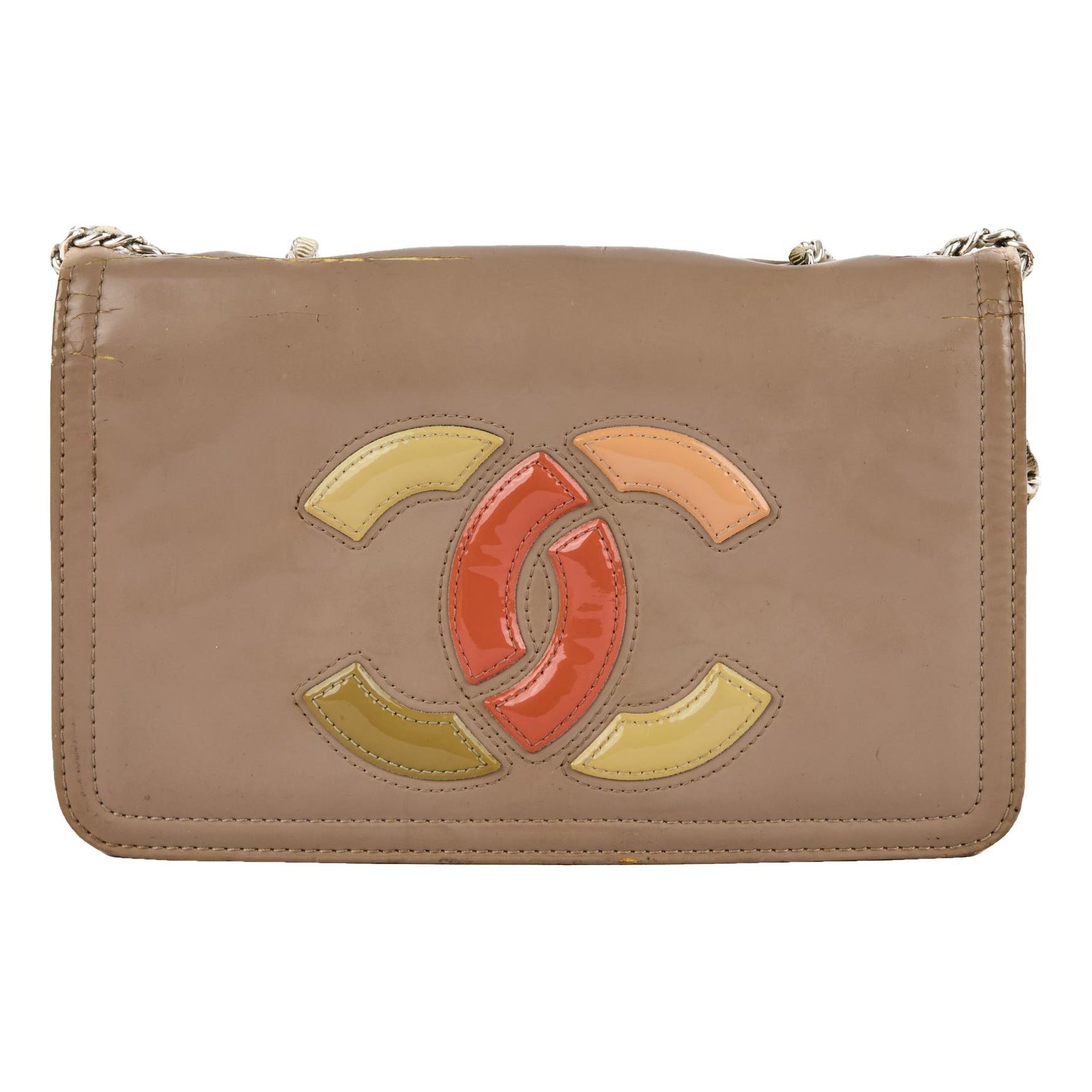 Wallet On Chain Timeless/Classique leather crossbody bag