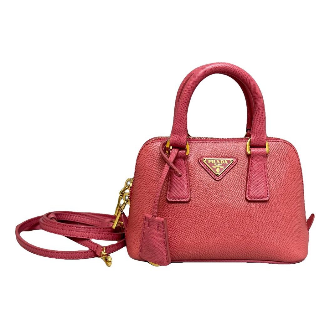 Promenade leather handbag