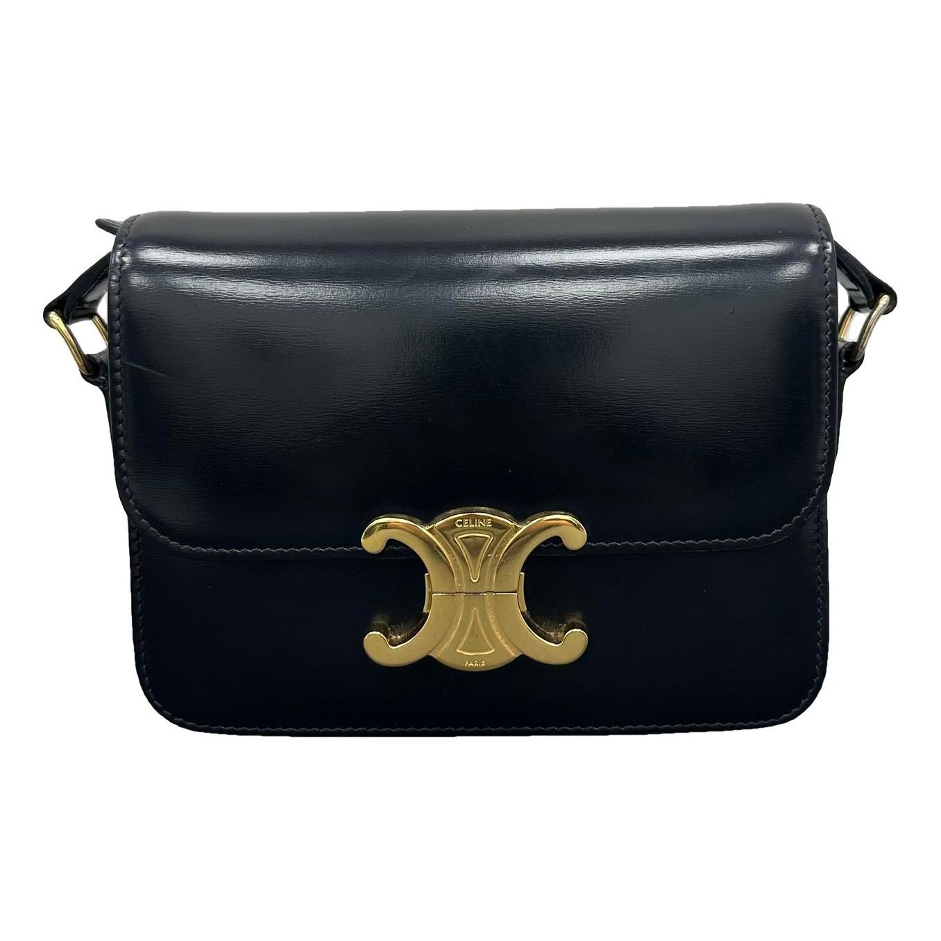 Triomphe leather handbag