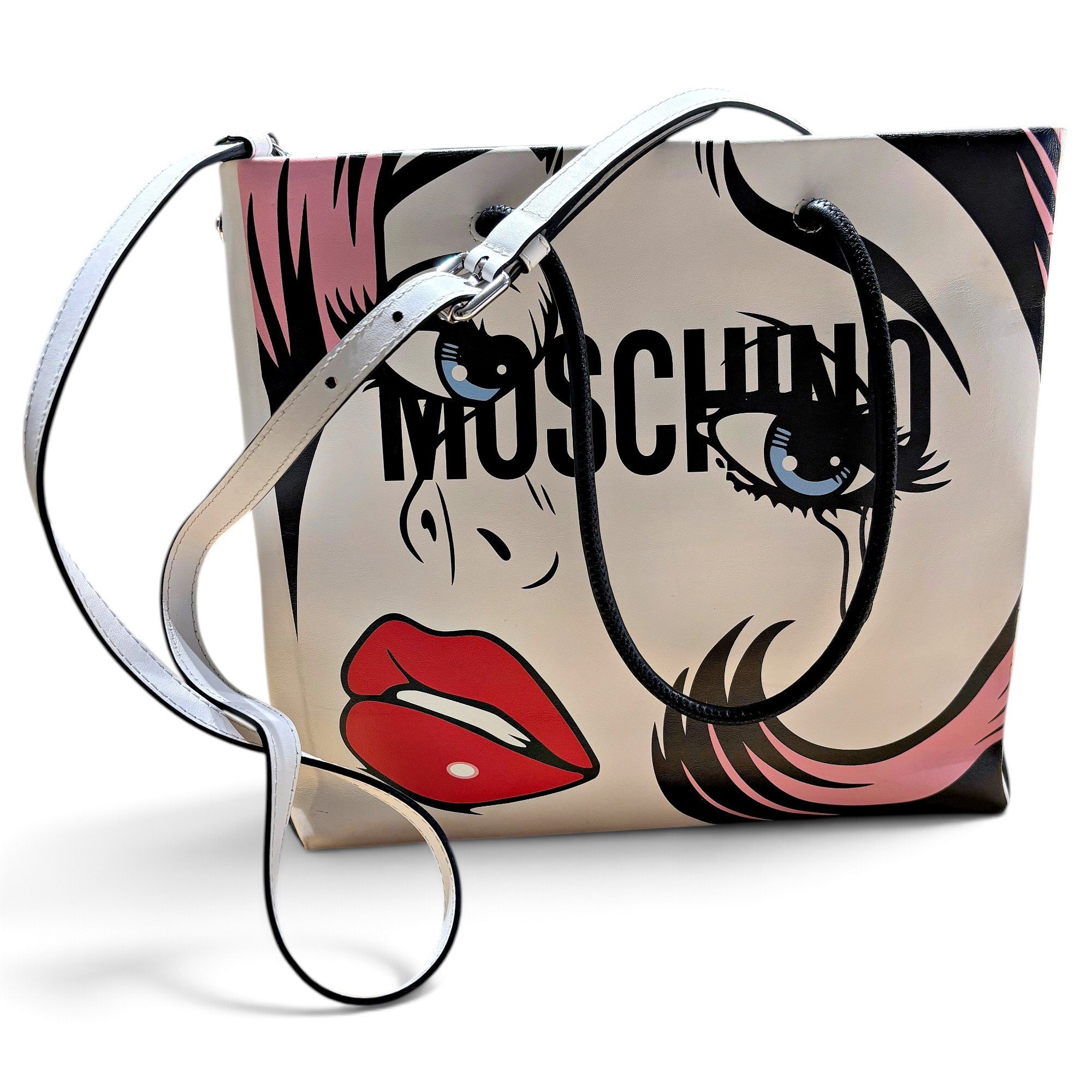 Moschino Leather tote