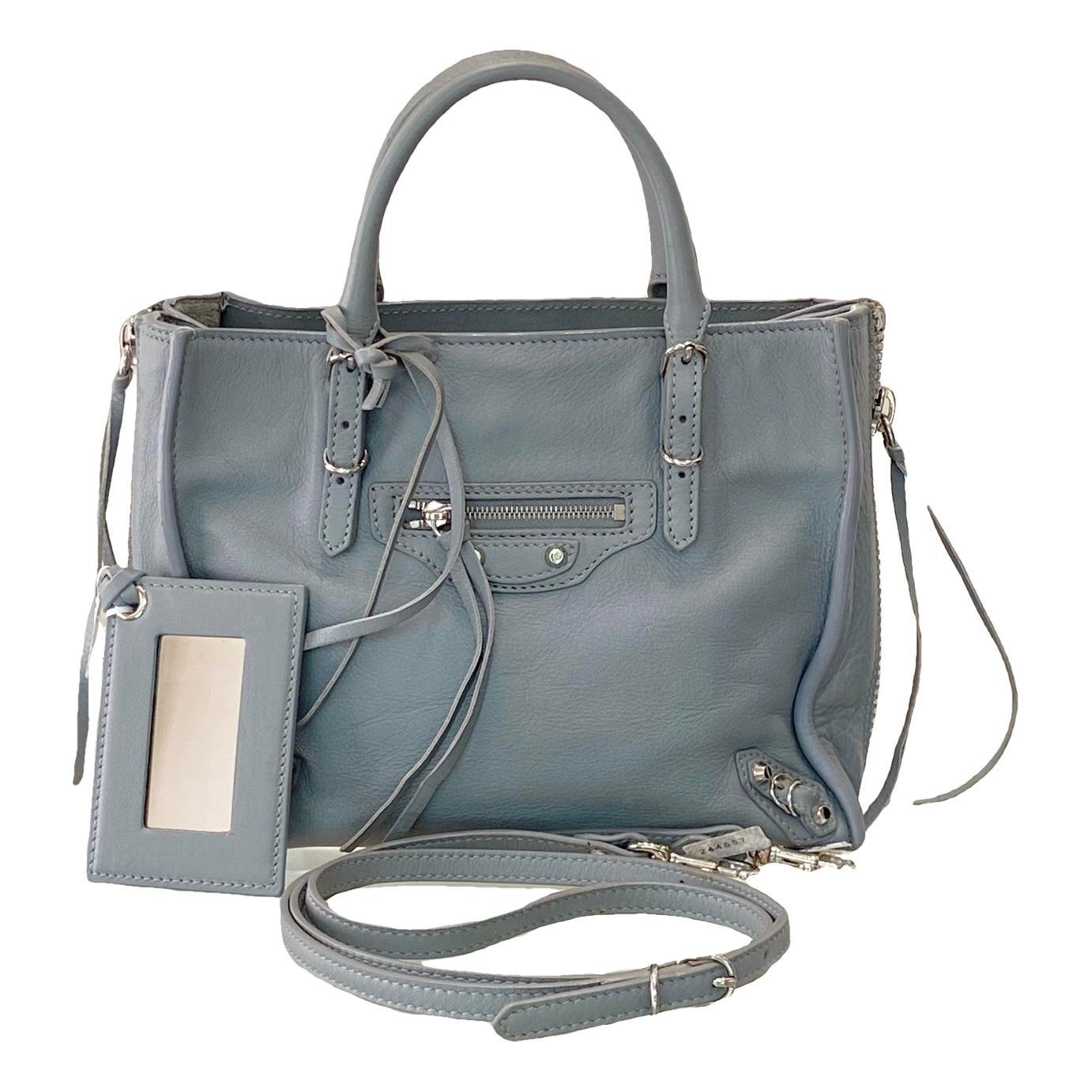 Papier leather tote