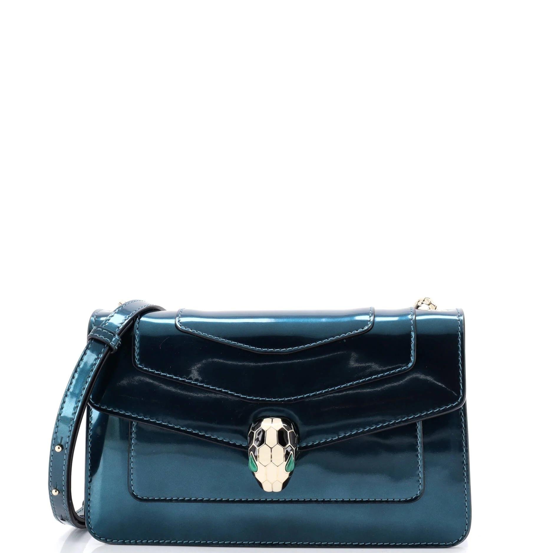 Patent leather handbag