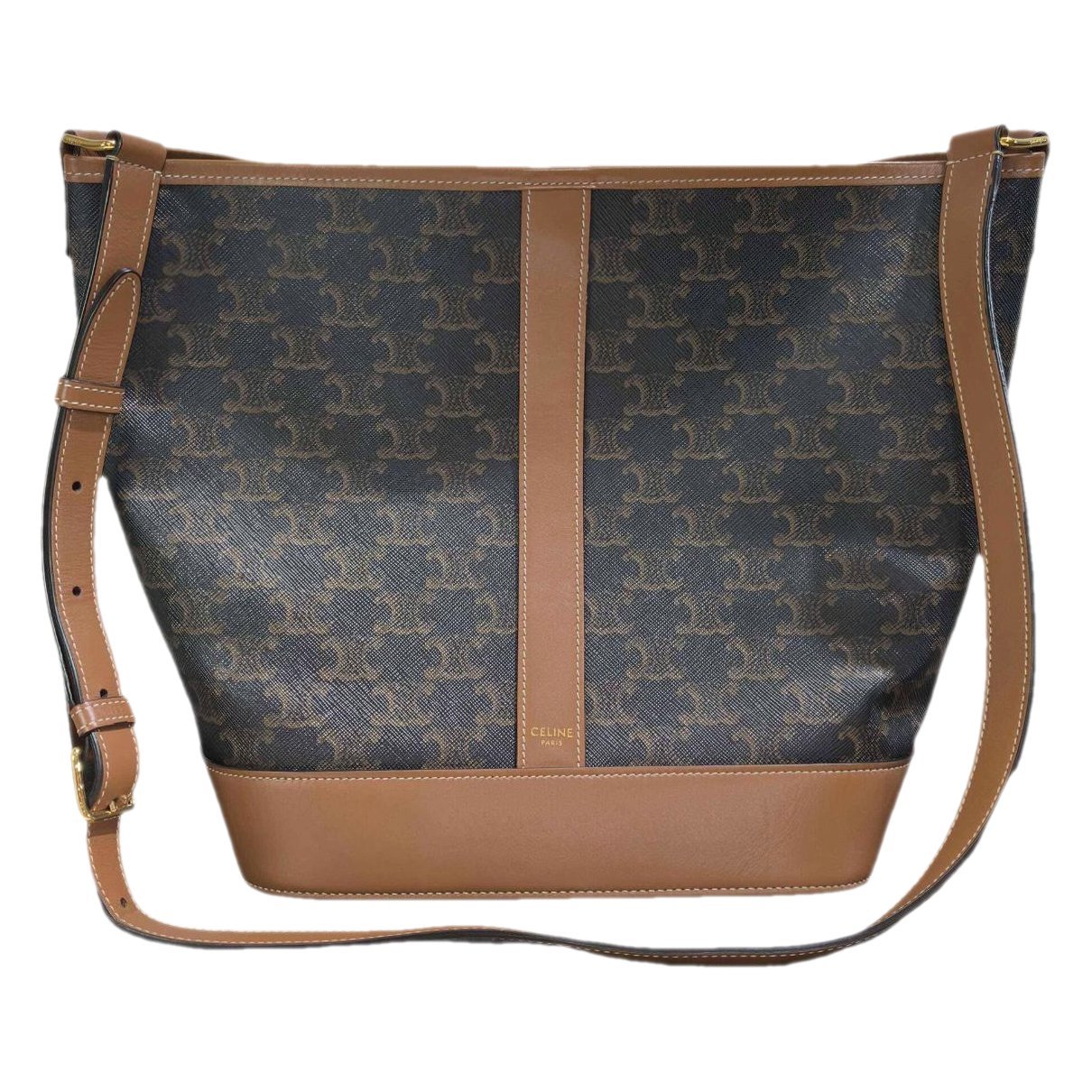 SAC SEAU leather handbag
