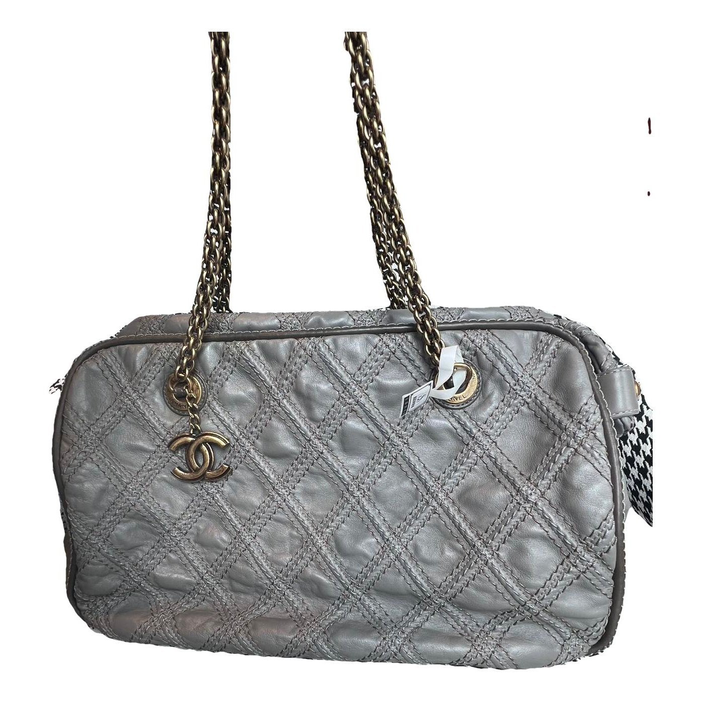 Leather tote