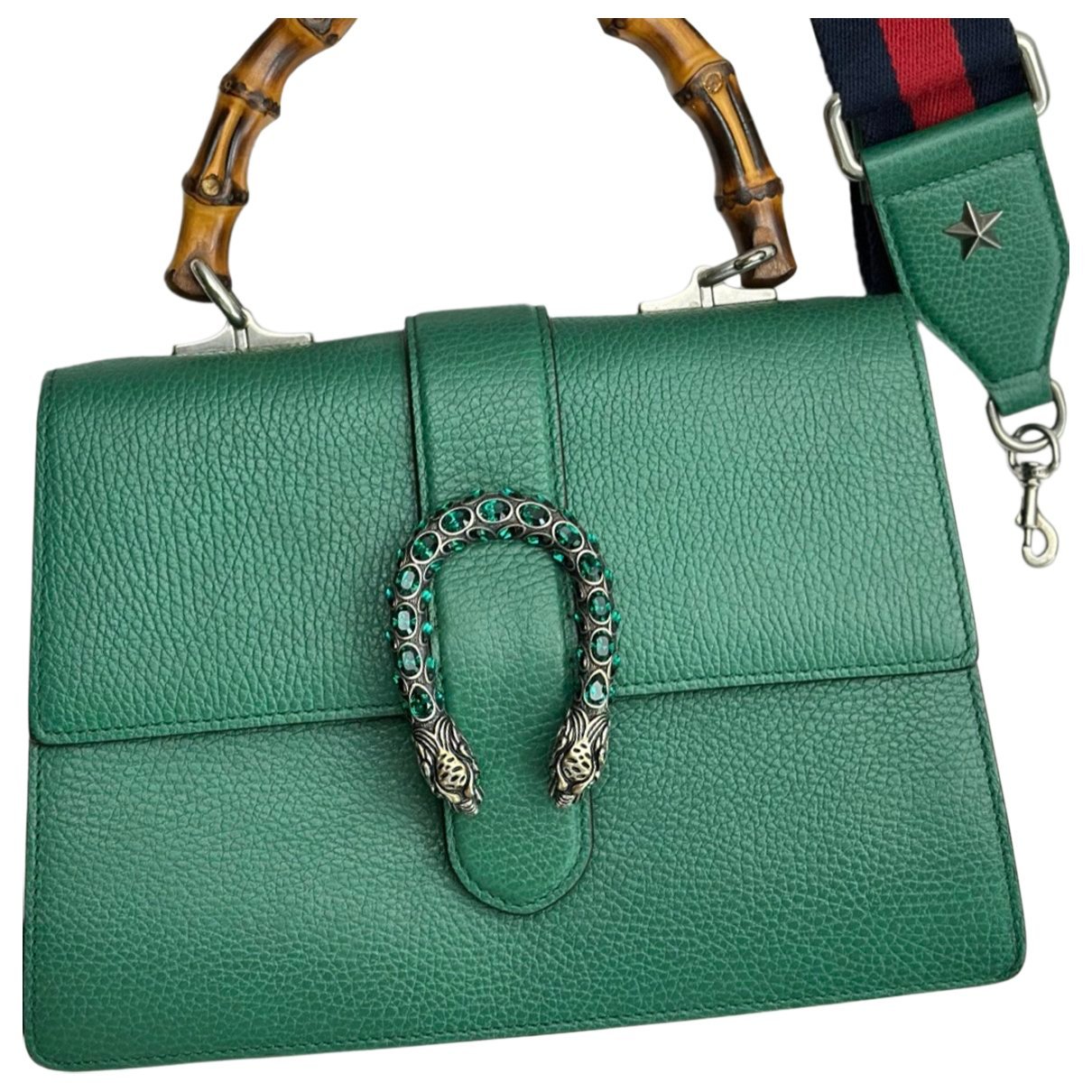 Dionysus Bamboo leather handbag