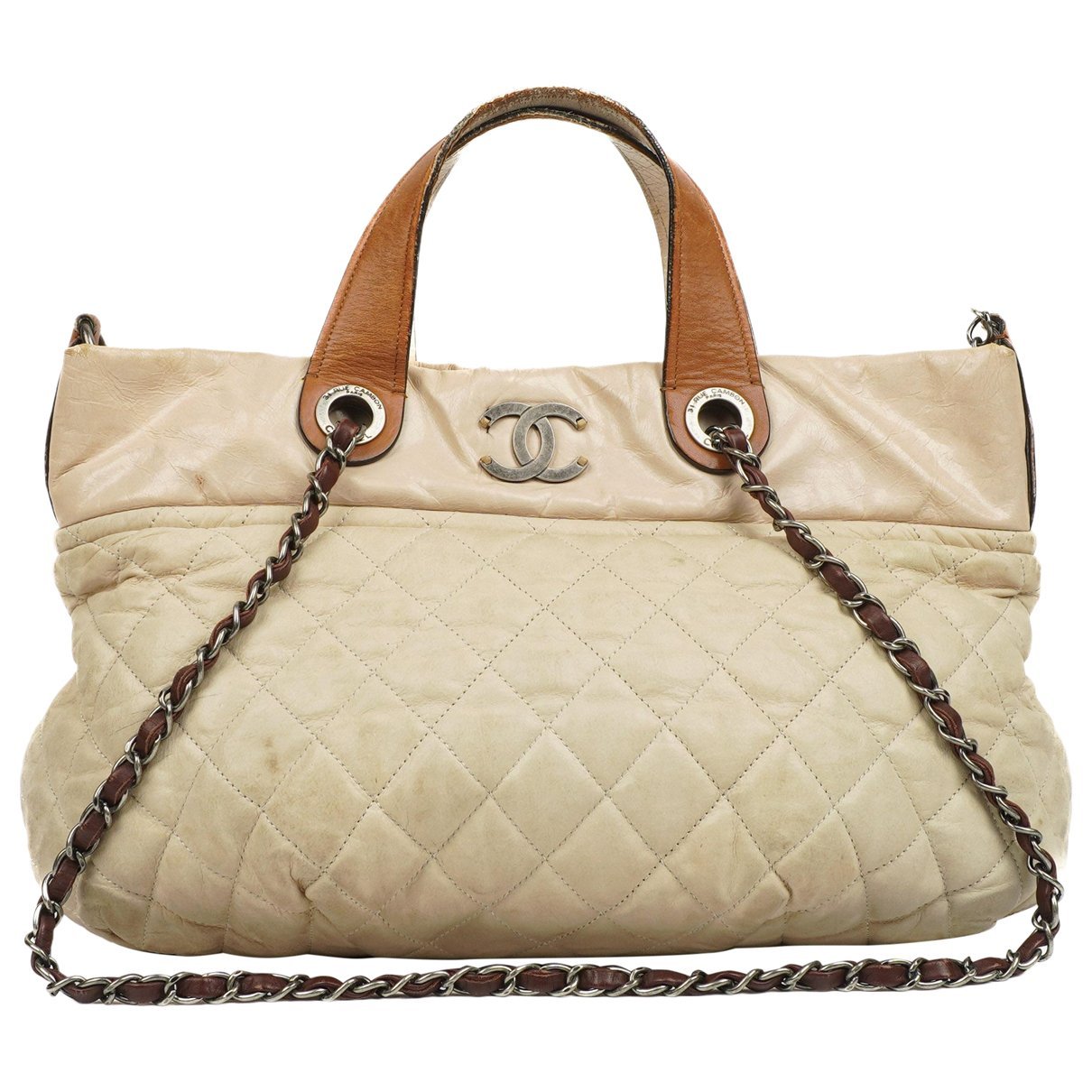 Classic CC Shopping leather handbag