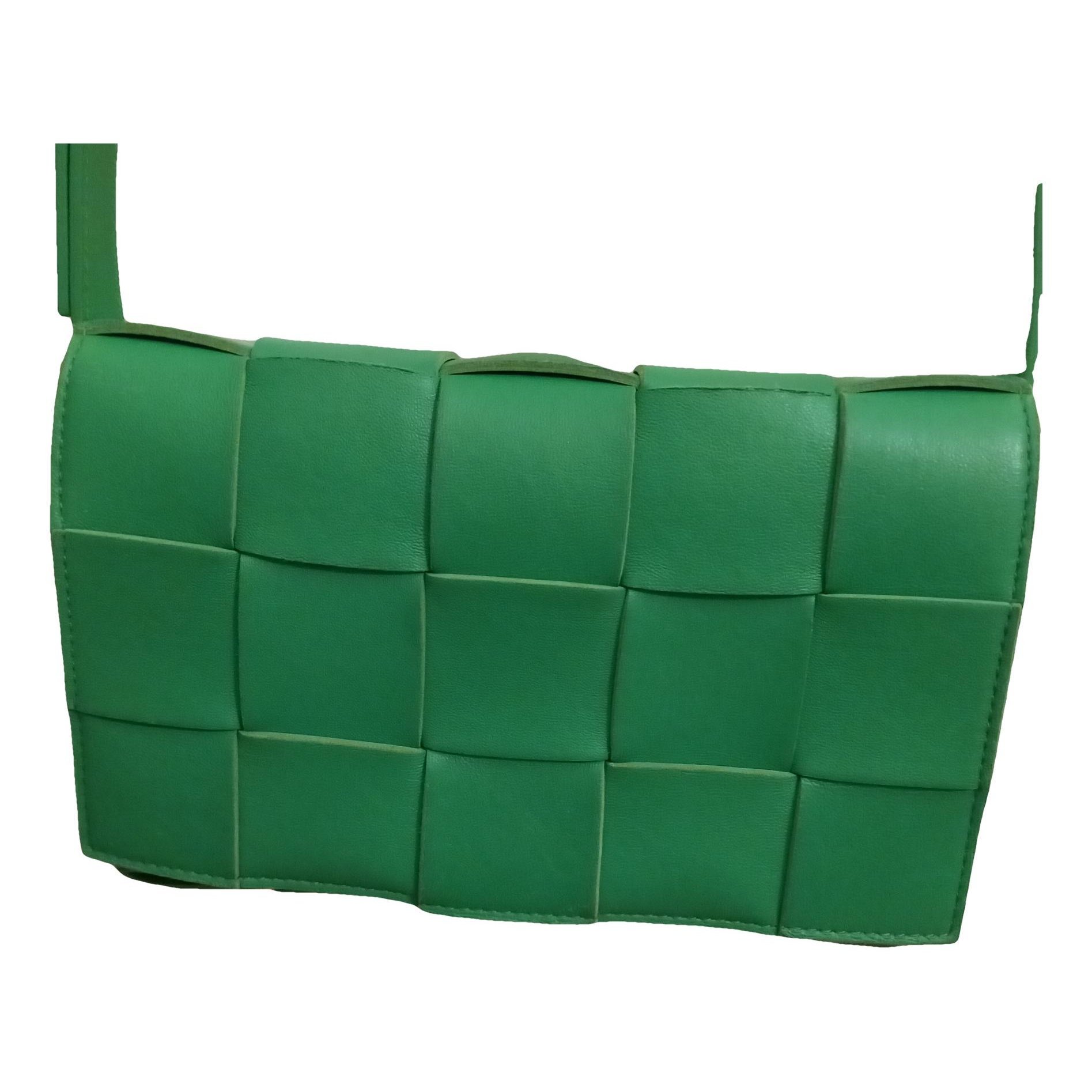Cassette leather crossbody bag