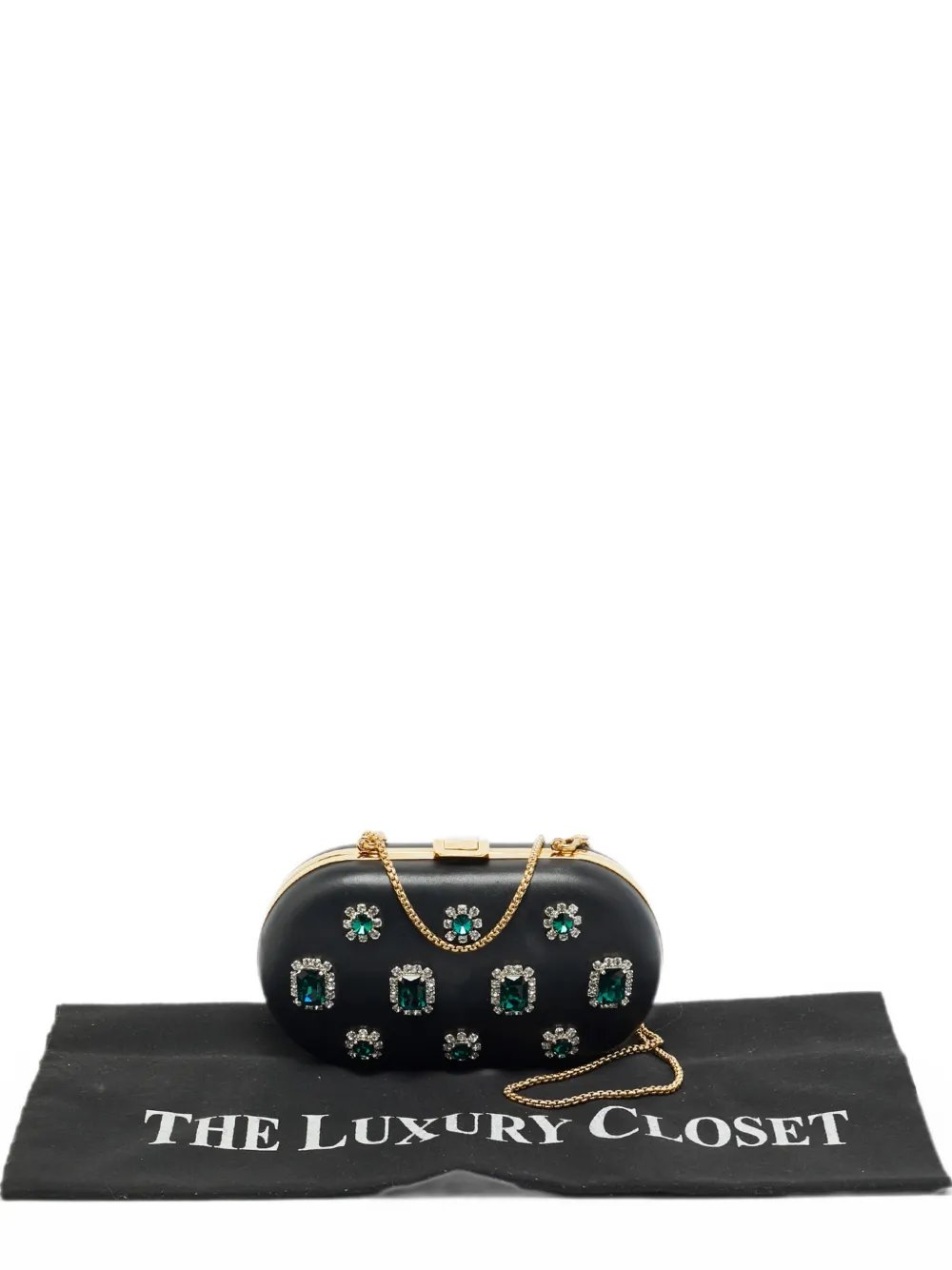  crystal-embellished mini bag