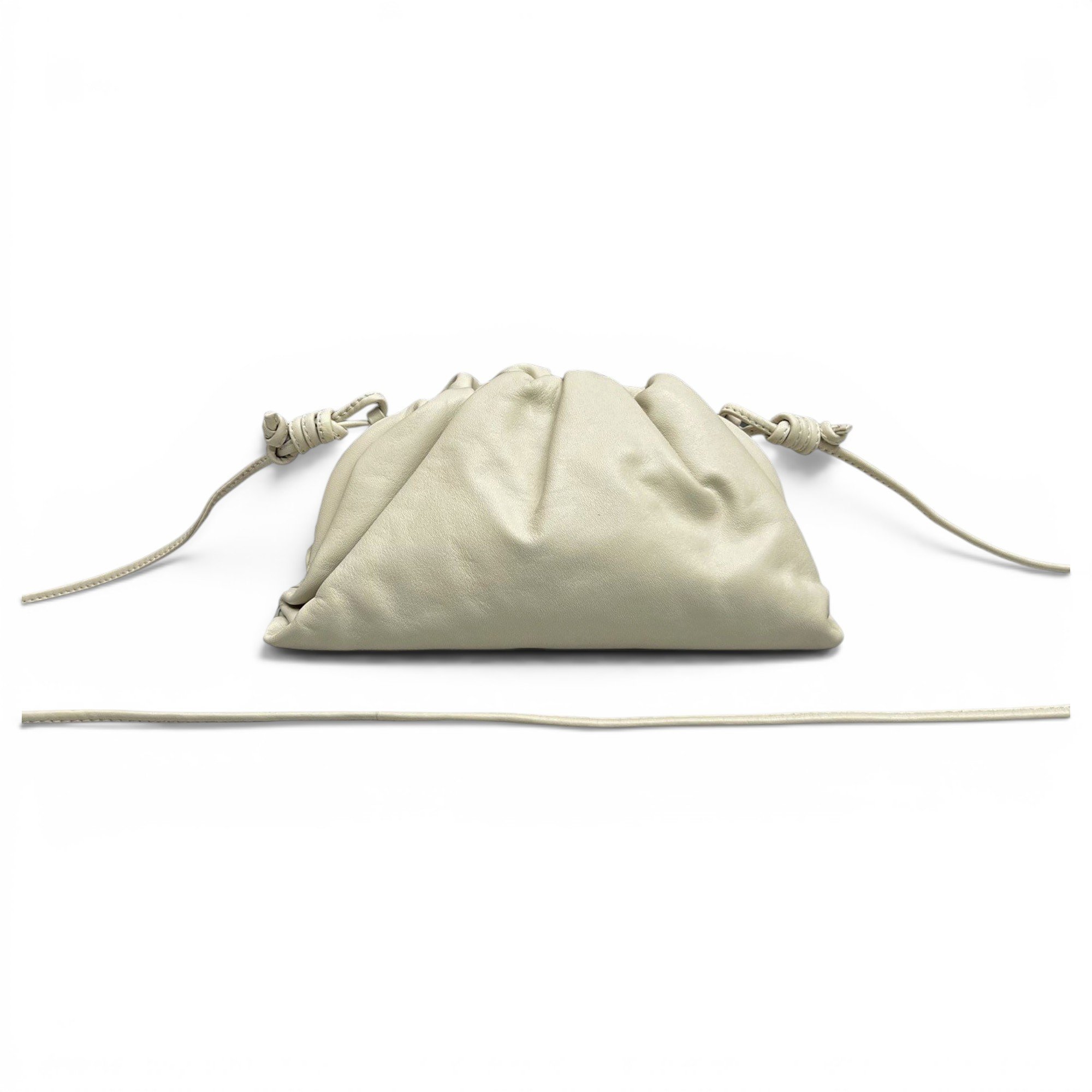 Pouch leather handbag