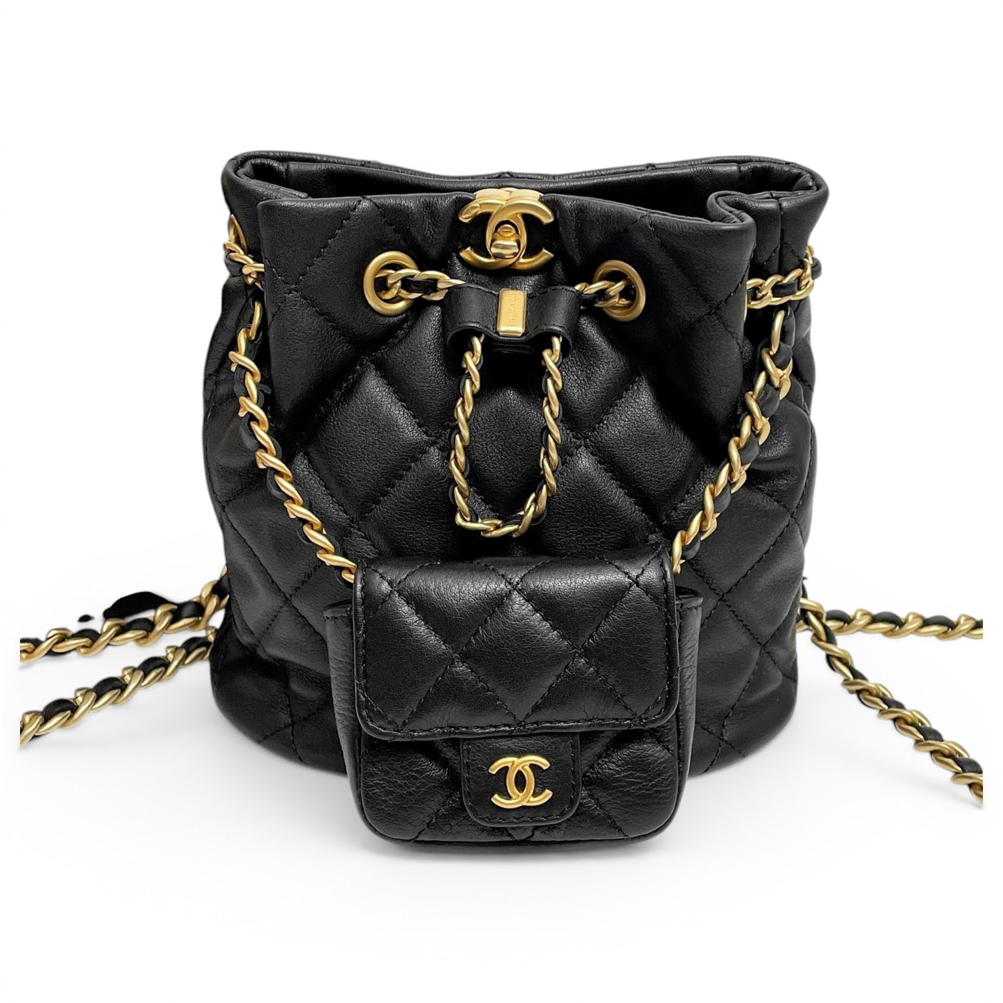 Leather backpack