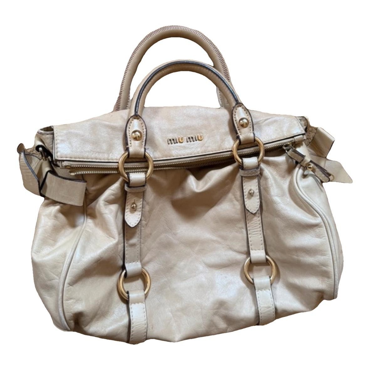 Miu Miu Bow bag leather handbag