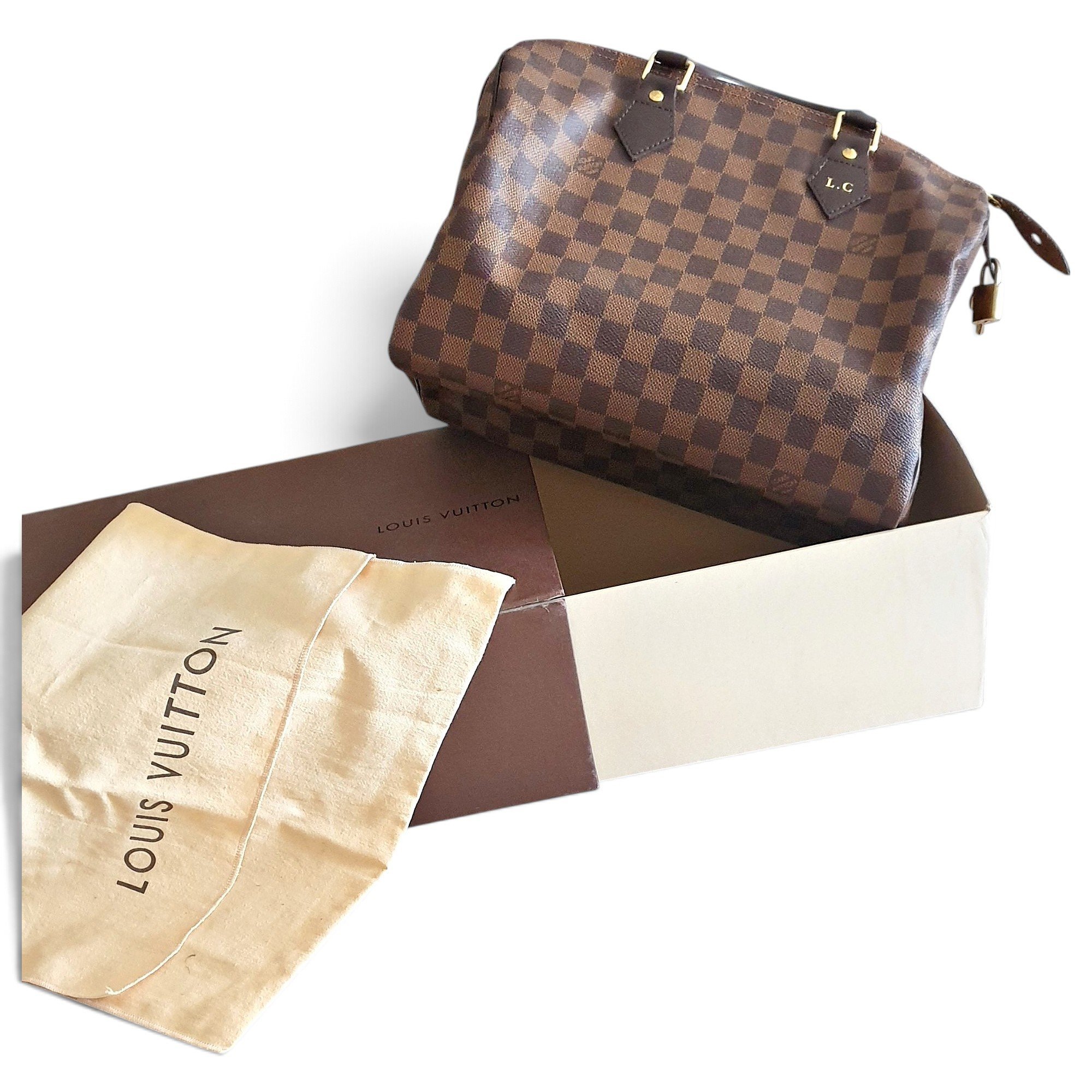 Louis Vuitton Speedy leather handbag