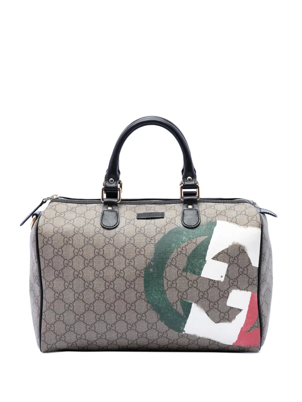 2016-2026 Medium GG Supreme Italian Flag Joy boston bag