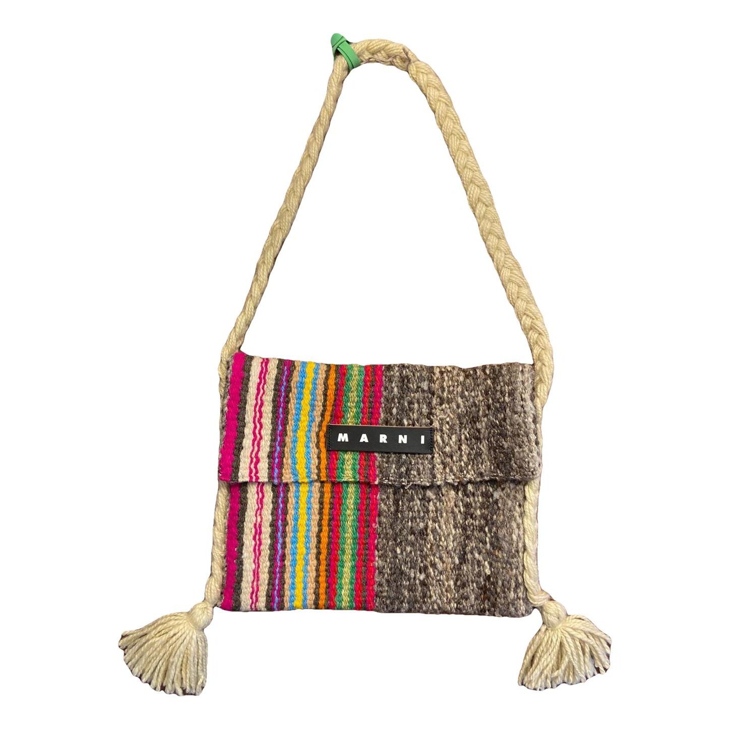 Wool crossbody bag