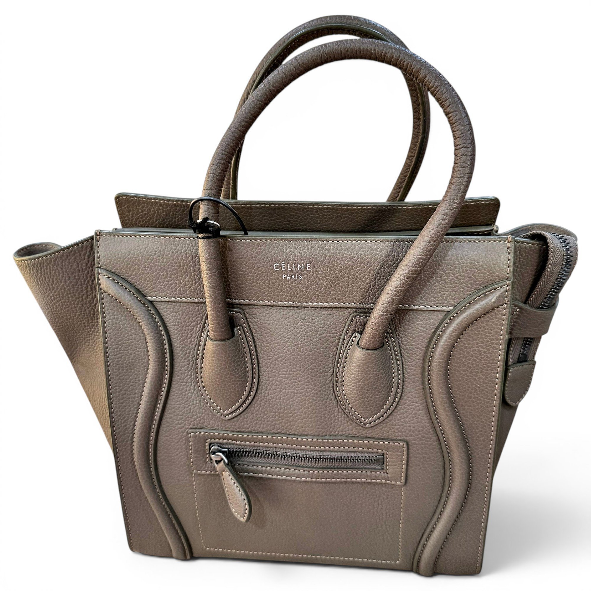 Luggage leather handbag