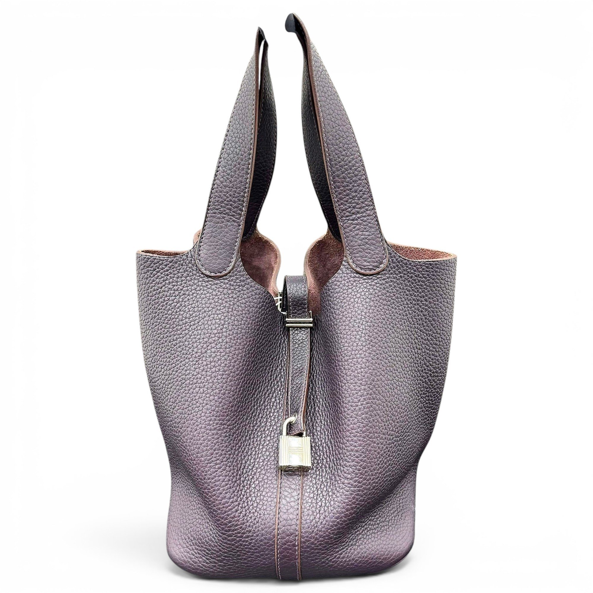 Picotin leather handbag