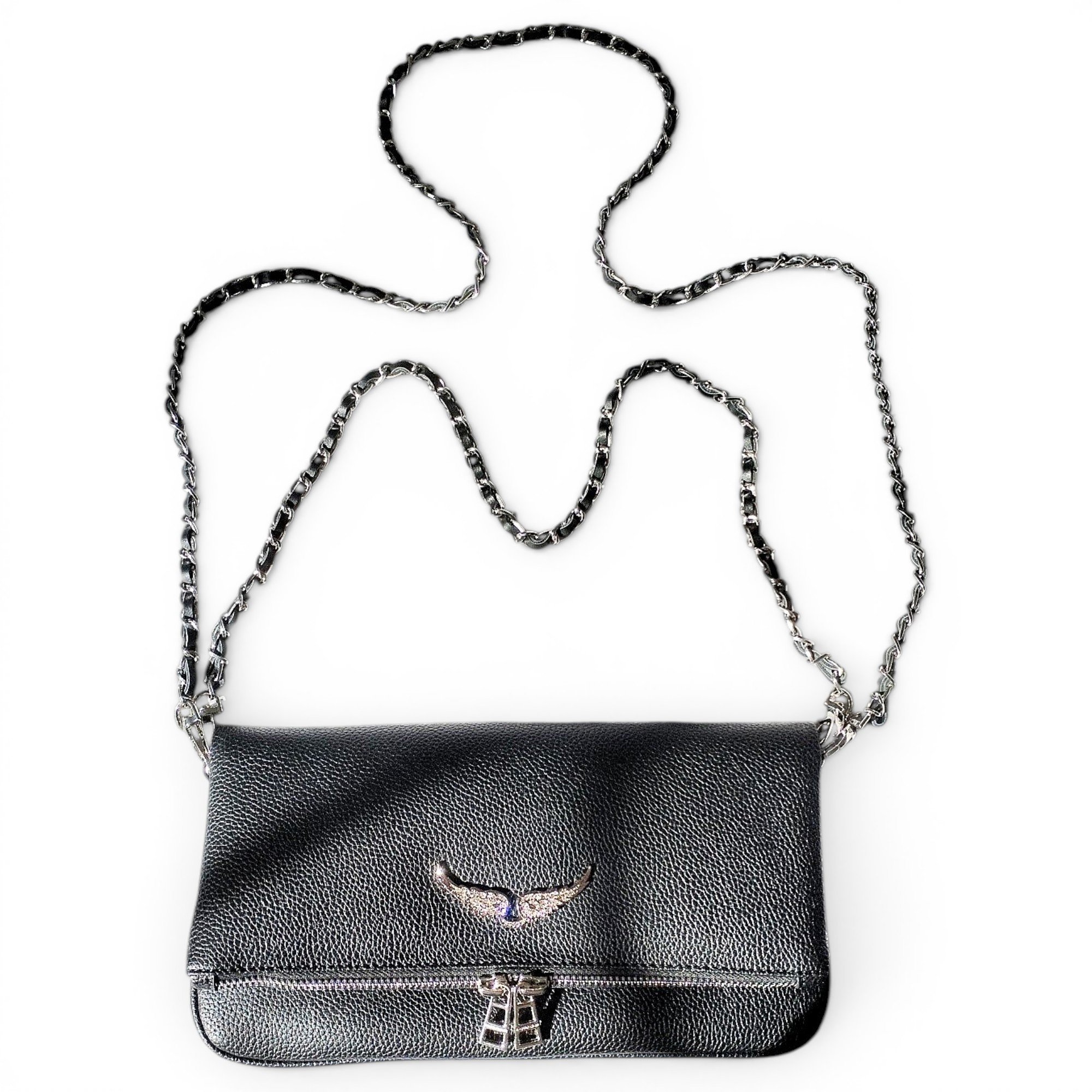 Leather crossbody bag