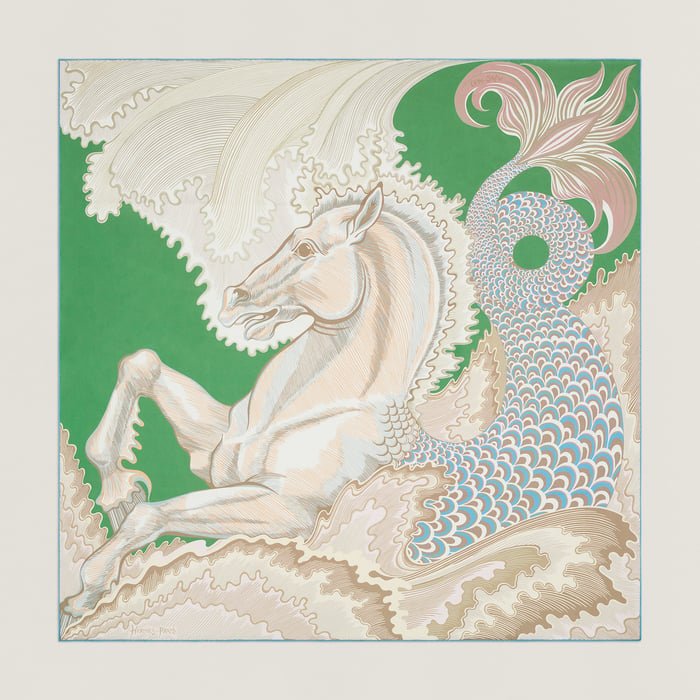 Cheval Sirene Double Face Scarf 90