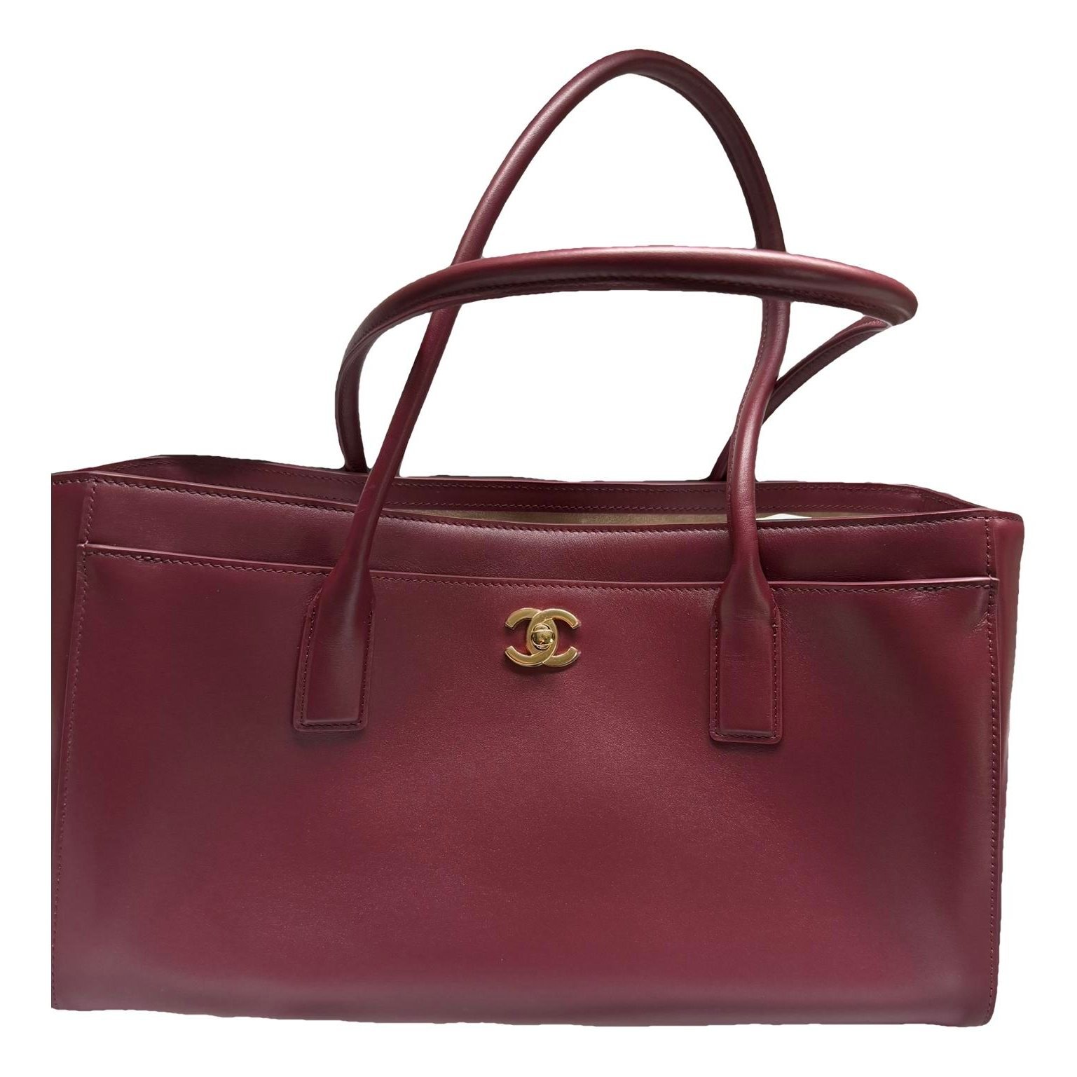 Executive leather tote