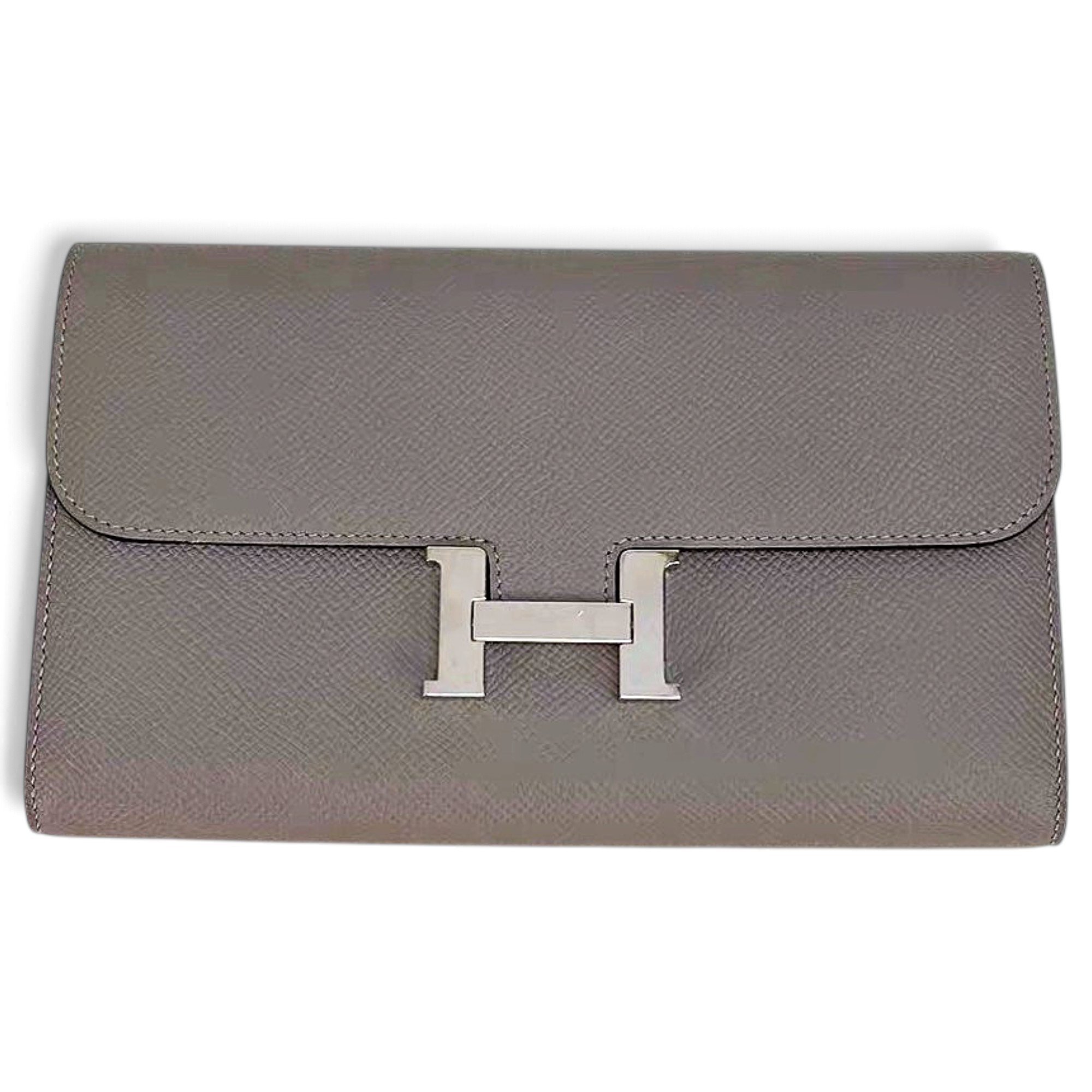 Leather clutch bag