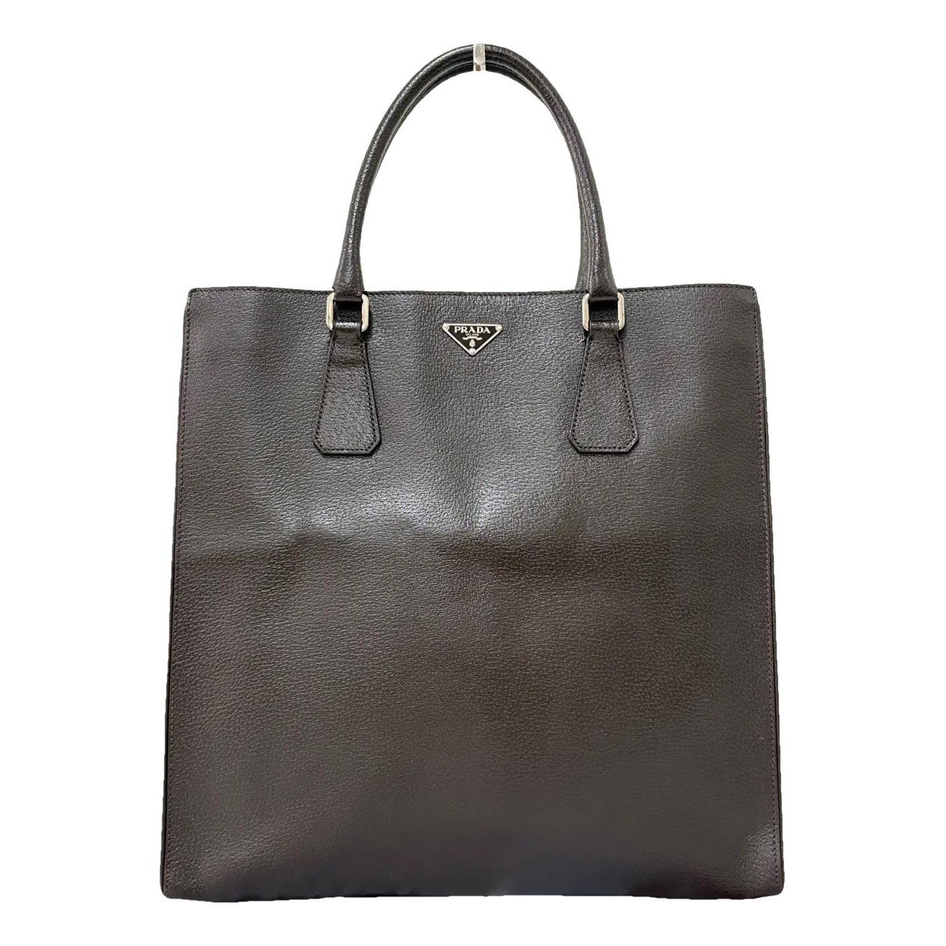 Panier leather handbag