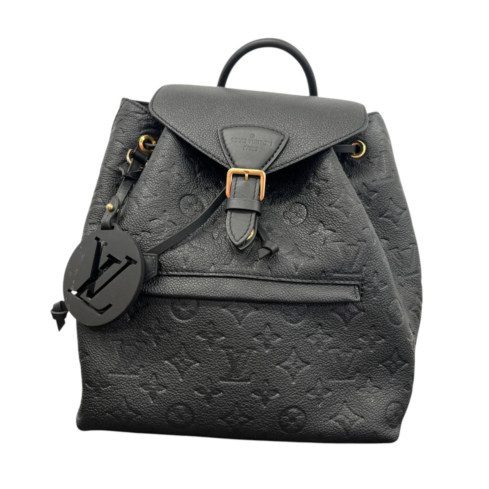 Leather backpack