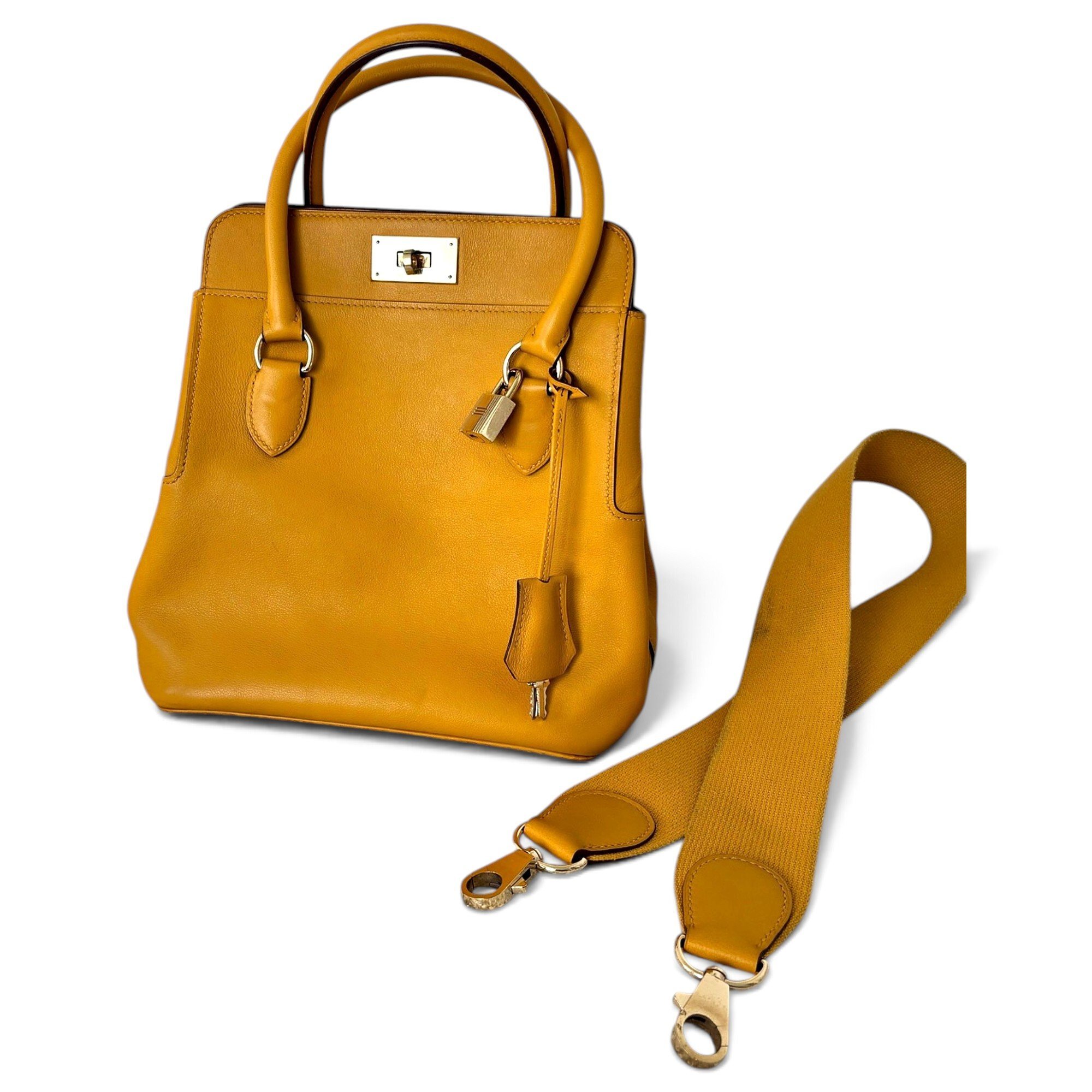 Hermes Toolbox Handbag Swift Leather