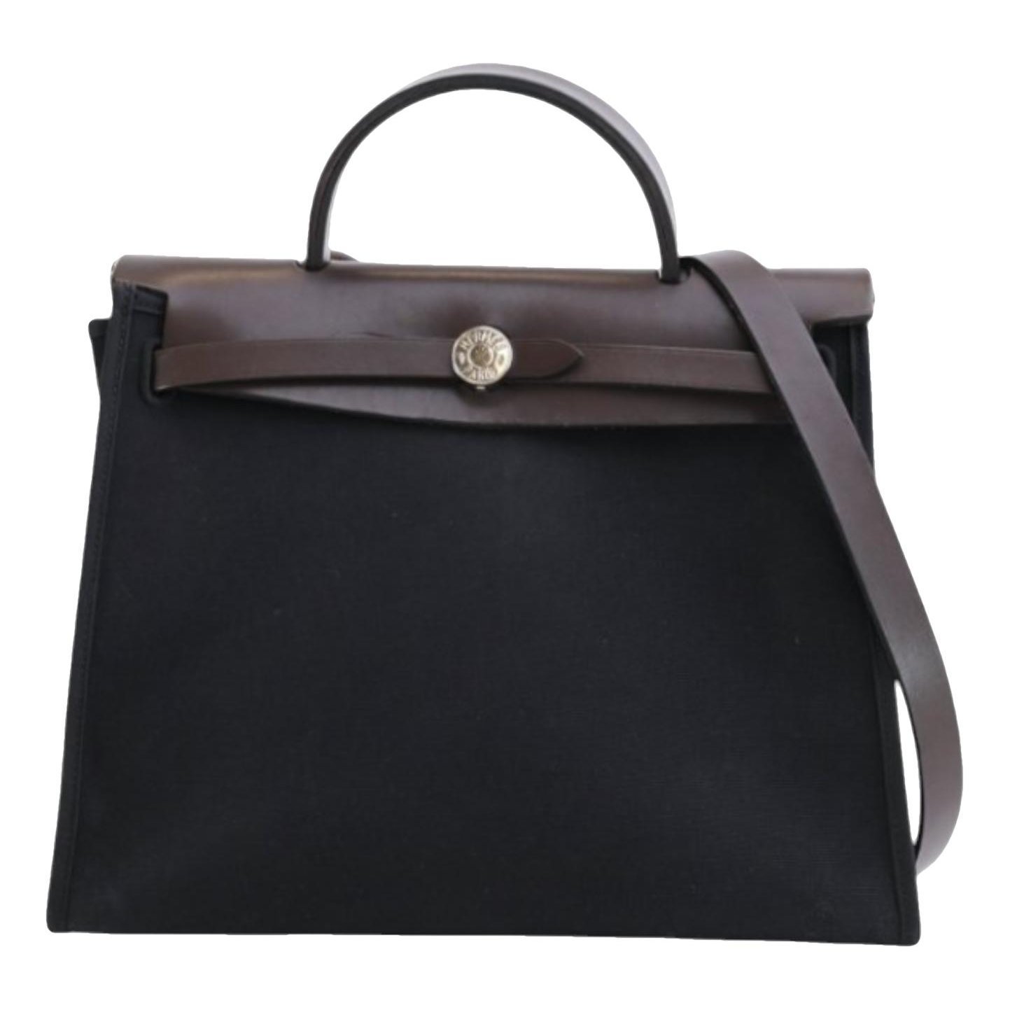Hermes Herbag cloth handbag
