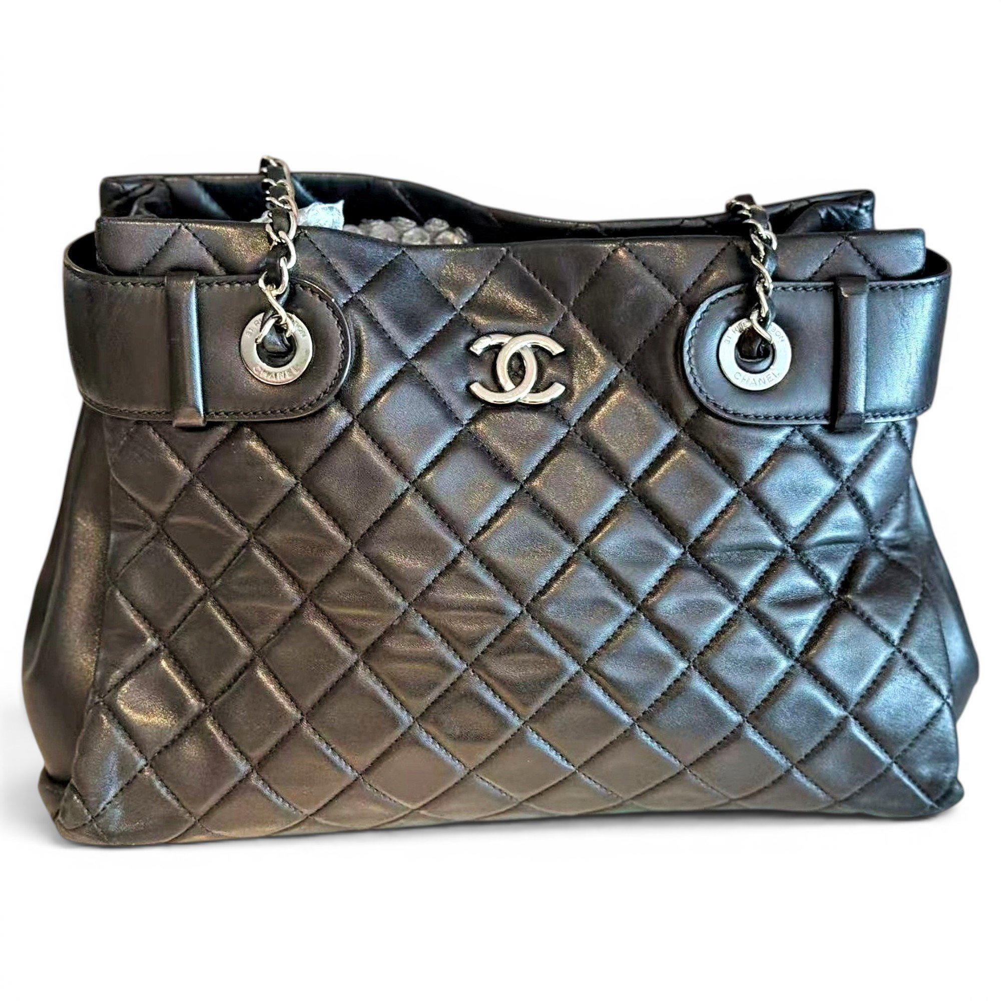 Leather tote