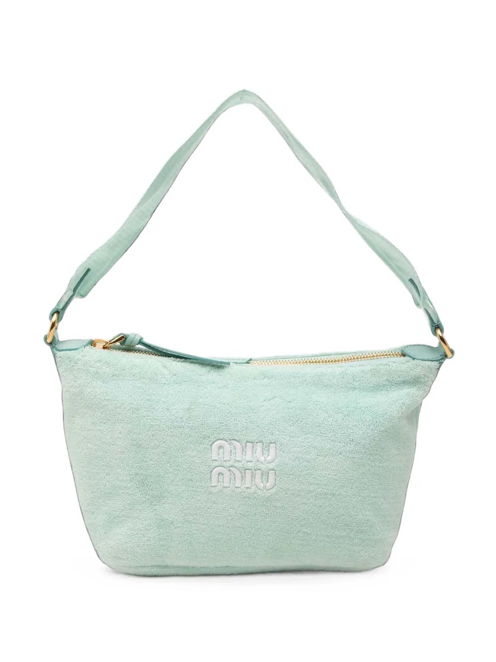 Miu Miu 2010-2026 Terry Cloth Logo handbag