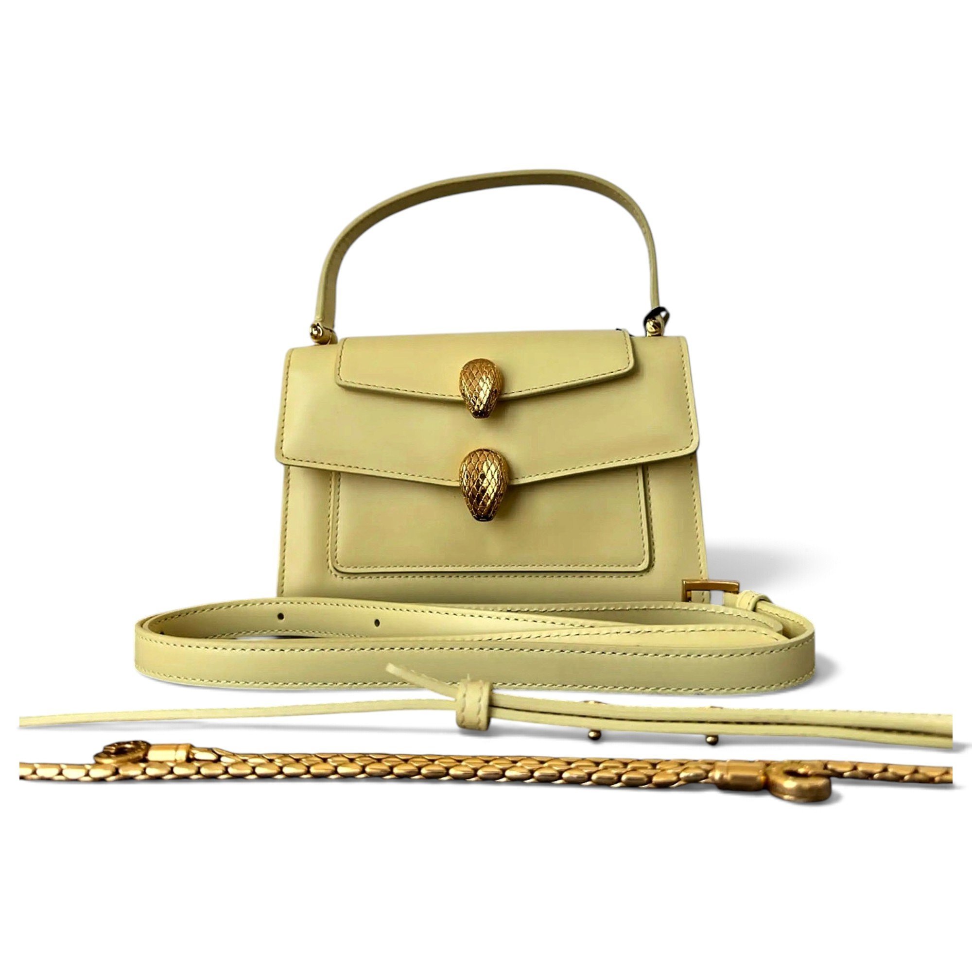 Serpenti leather crossbody bag