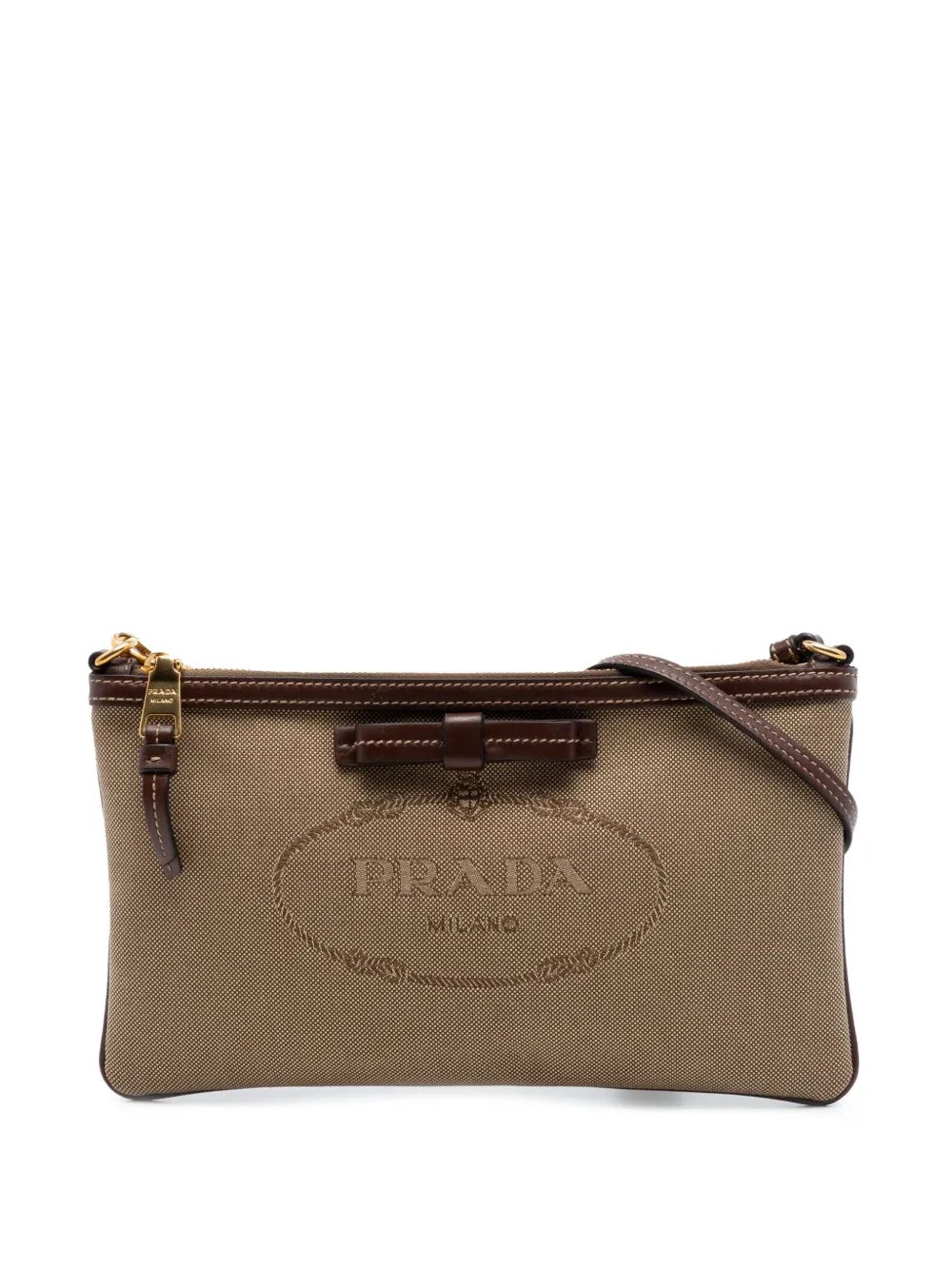 2010-2026 Canvas Canapa Logo Bow shoulder bag