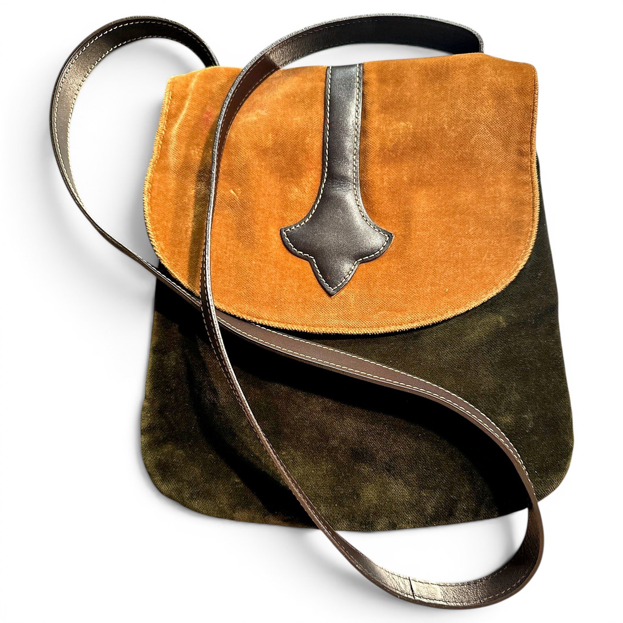 Velvet crossbody bag