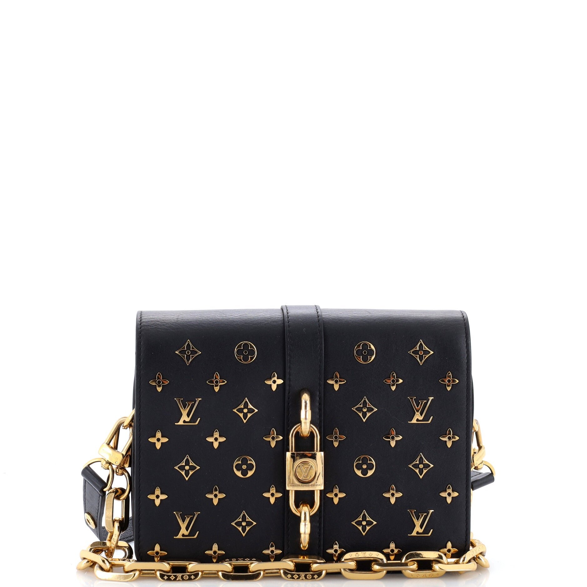 Rendez-Vous Shoulder Bag Monogram Metal Calfskin