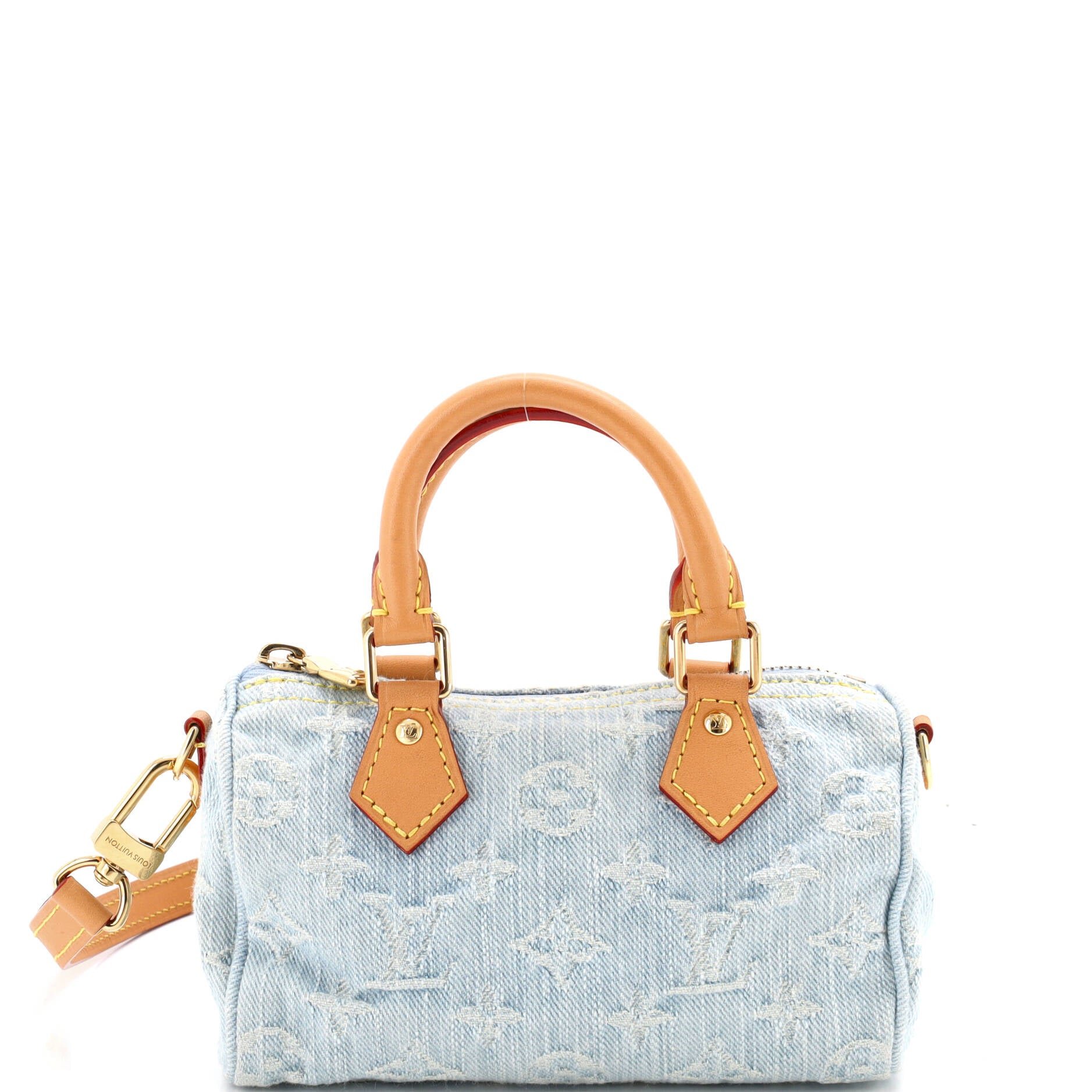 Speedy Bandouliere NM Bag Monogram Denim Sky Nano