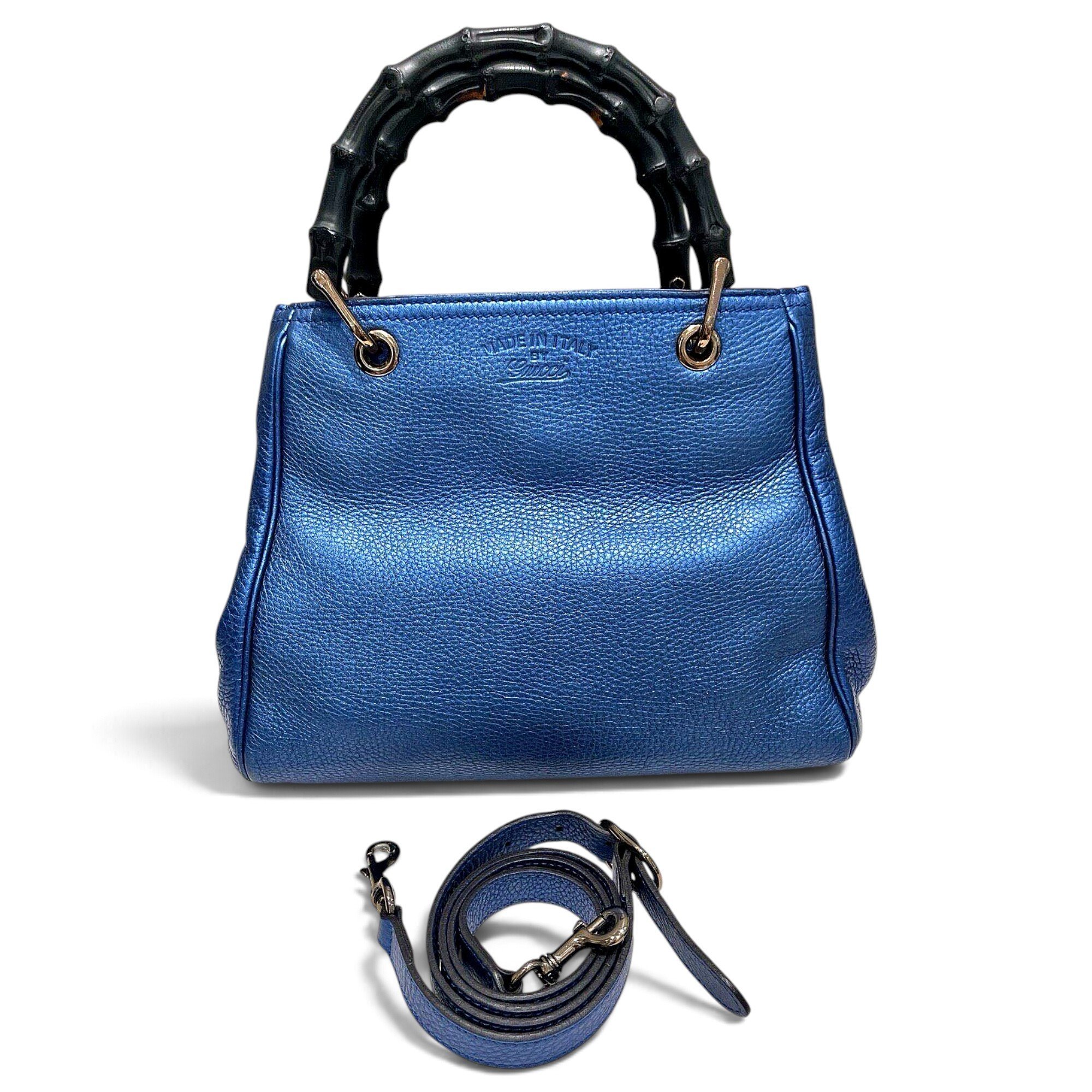 Bamboo leather satchel