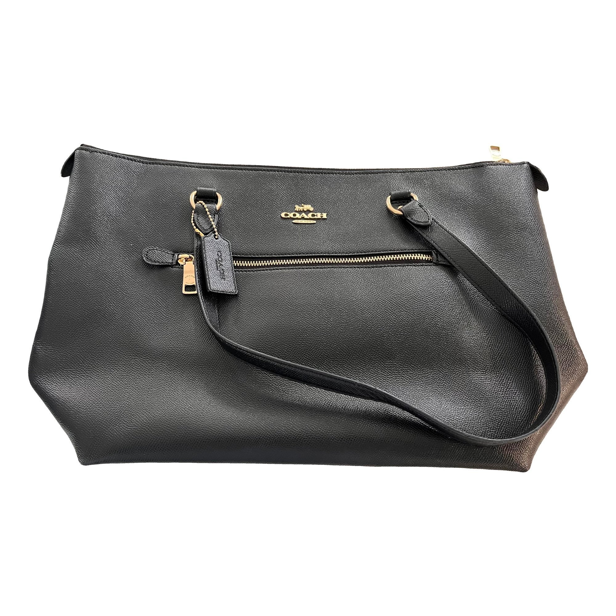 Leather tote