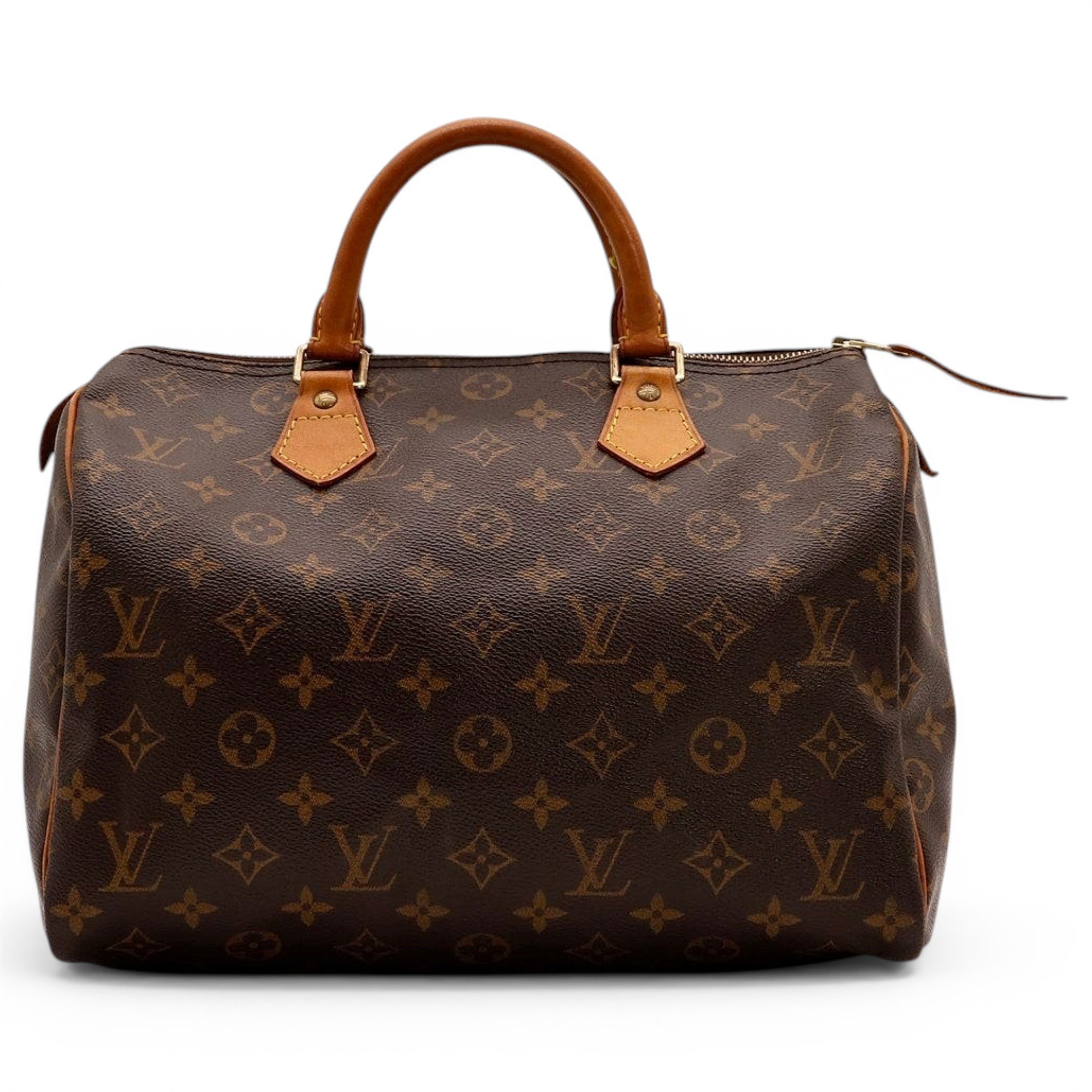 Speedy leather handbag
