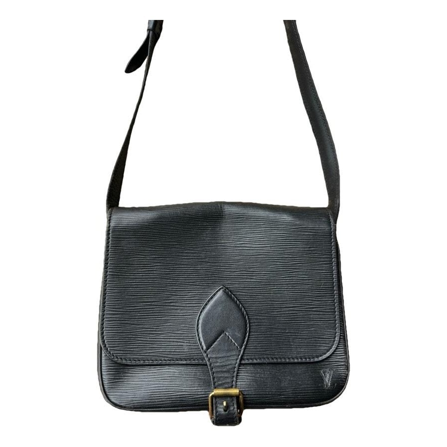 Cartouchière leather handbag