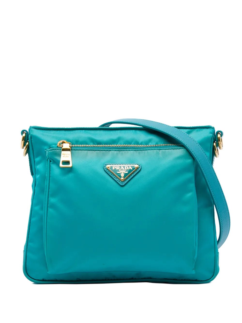 2013-2026 Saffiano Trimmed Tessuto Zip Top crossbody bag