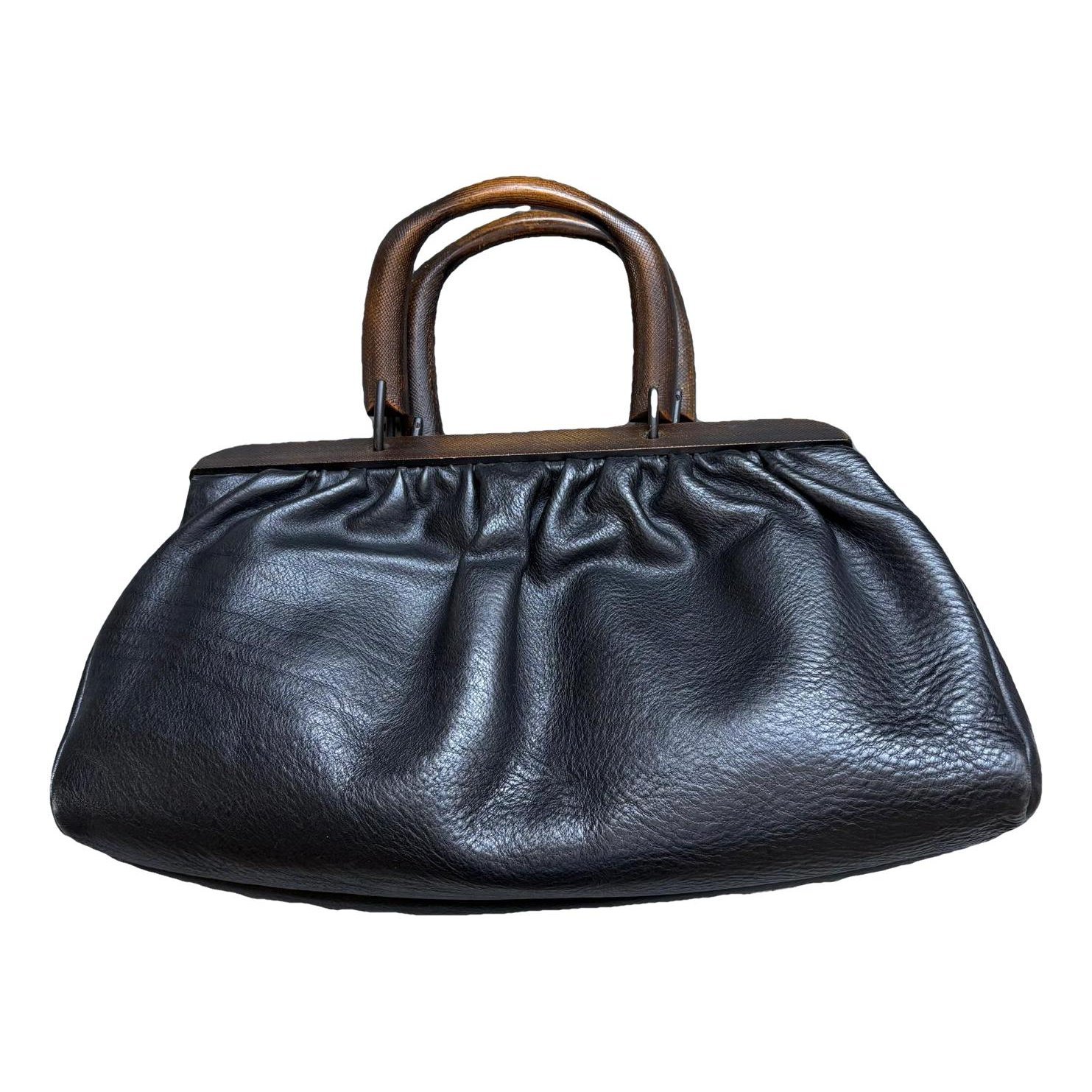 Leather handbag