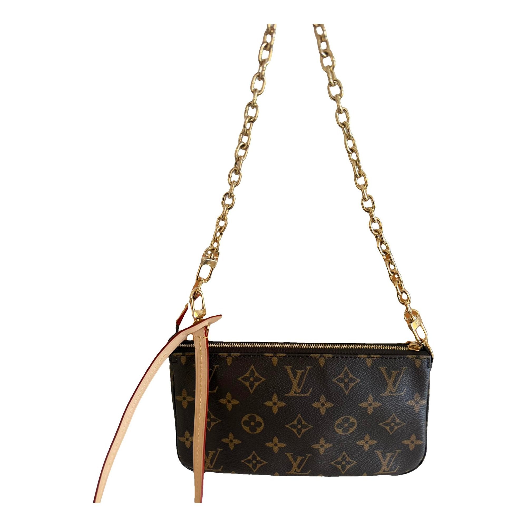 Pochette Accessoire leather handbag