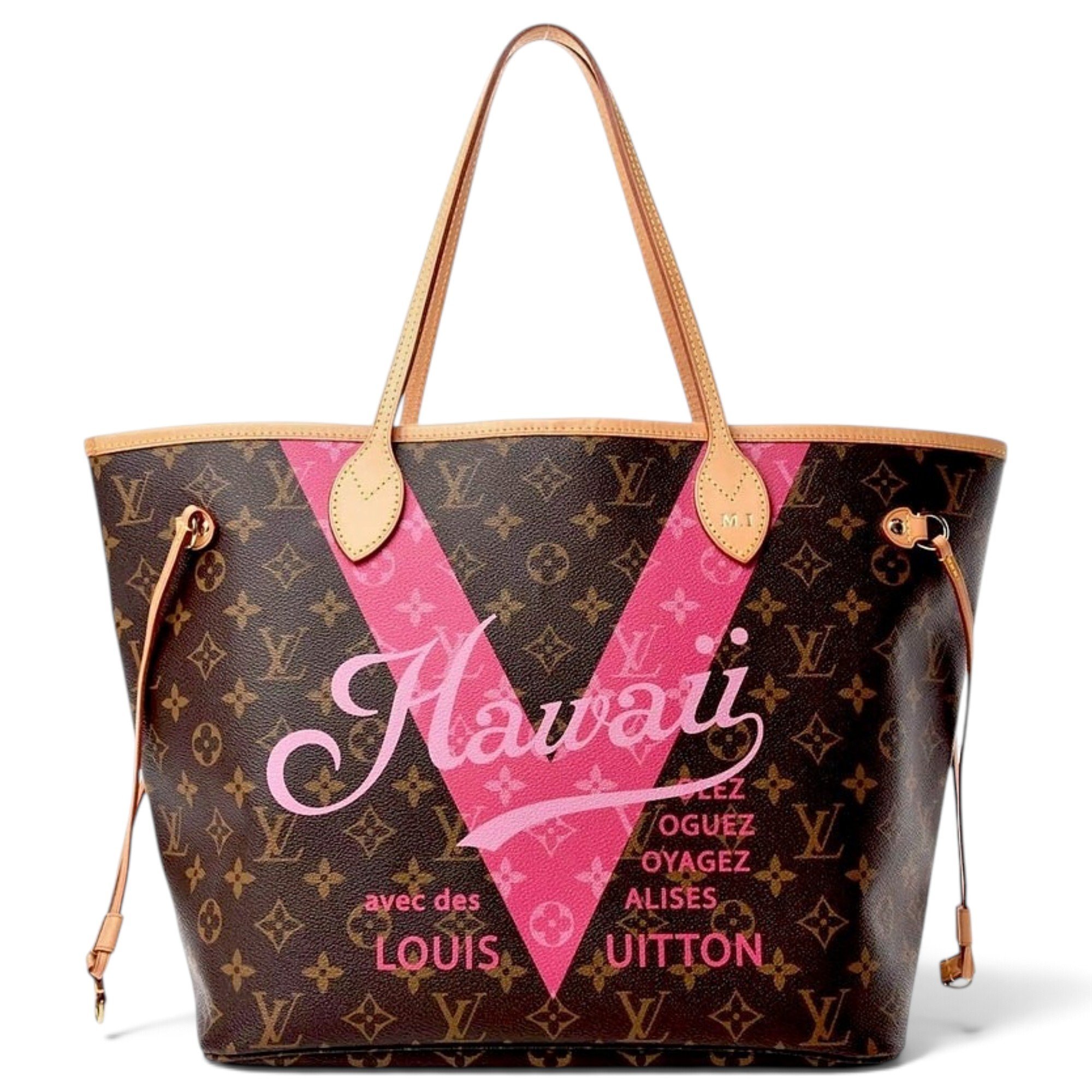 Neverfull leather bag