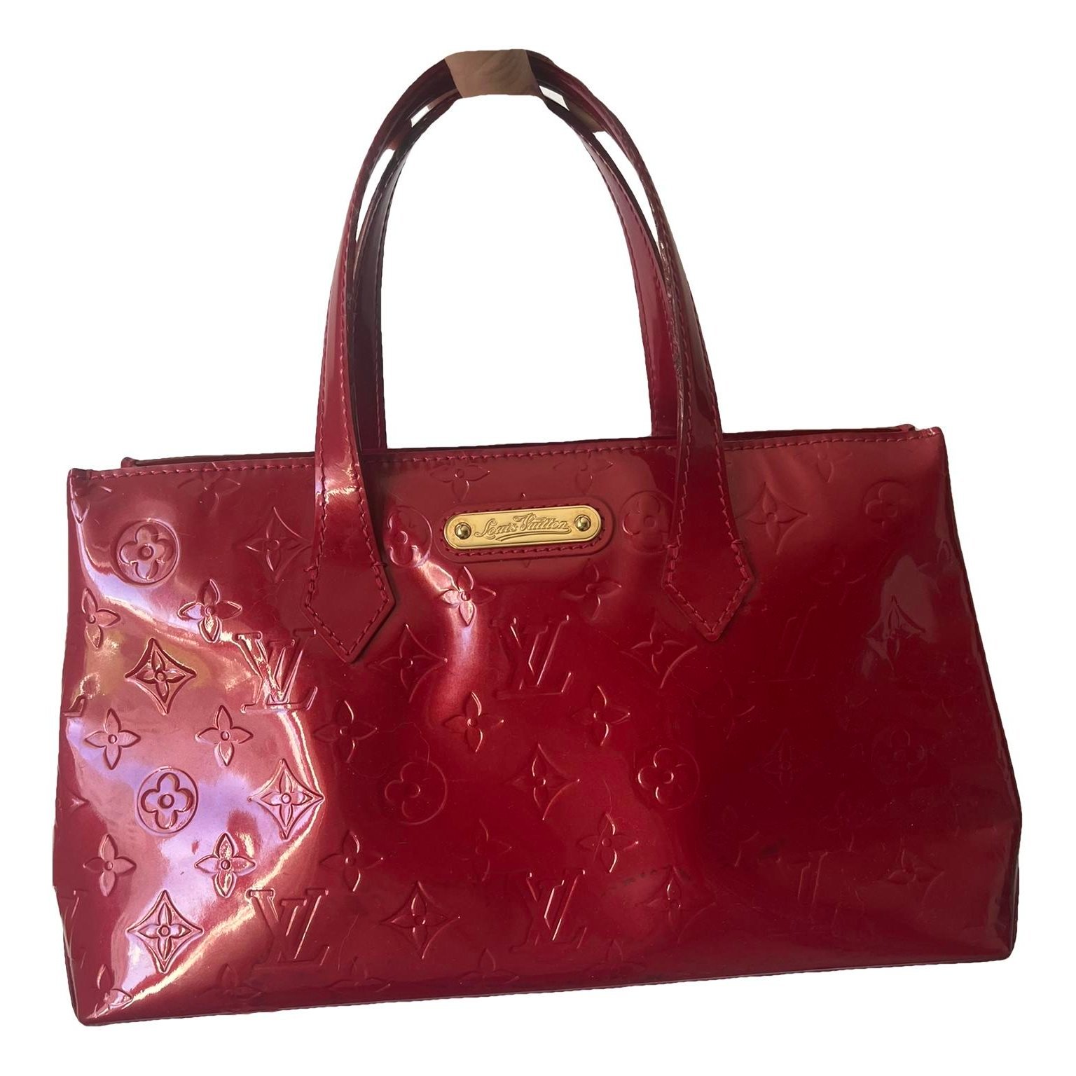 Wilshire patent leather handbag