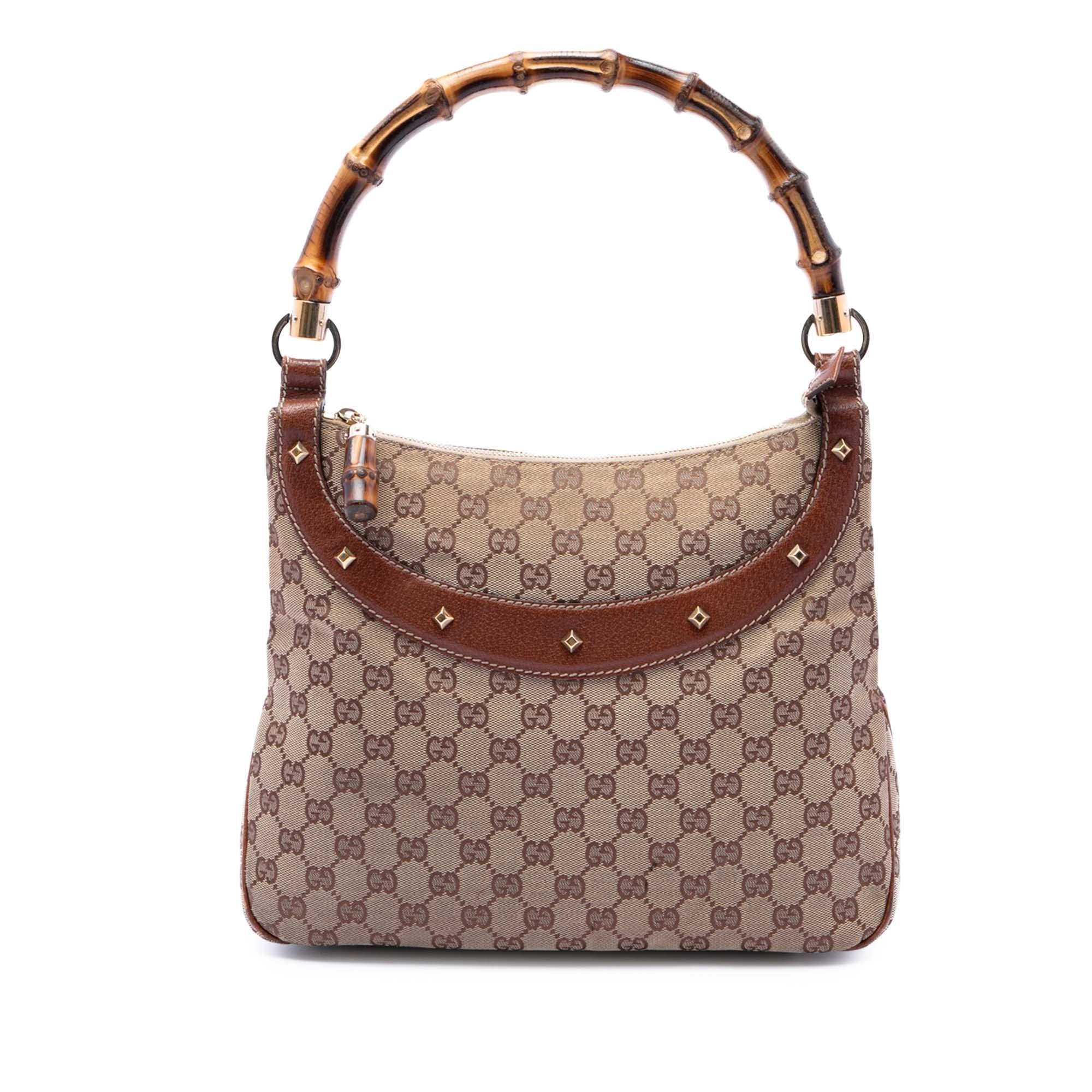 Bamboo leather handbag