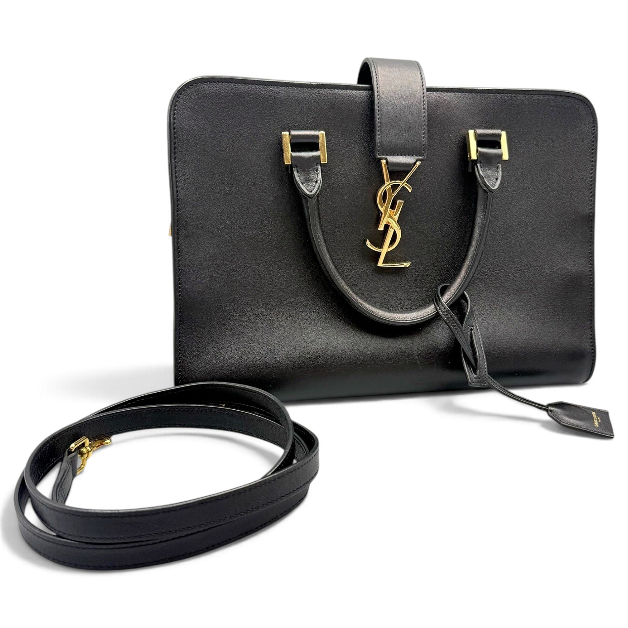 Monogram Cabas leather crossbody bag