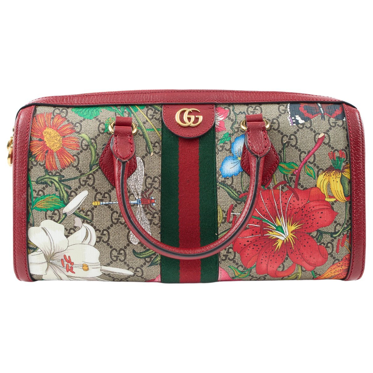 Ophidia Boston cloth handbag